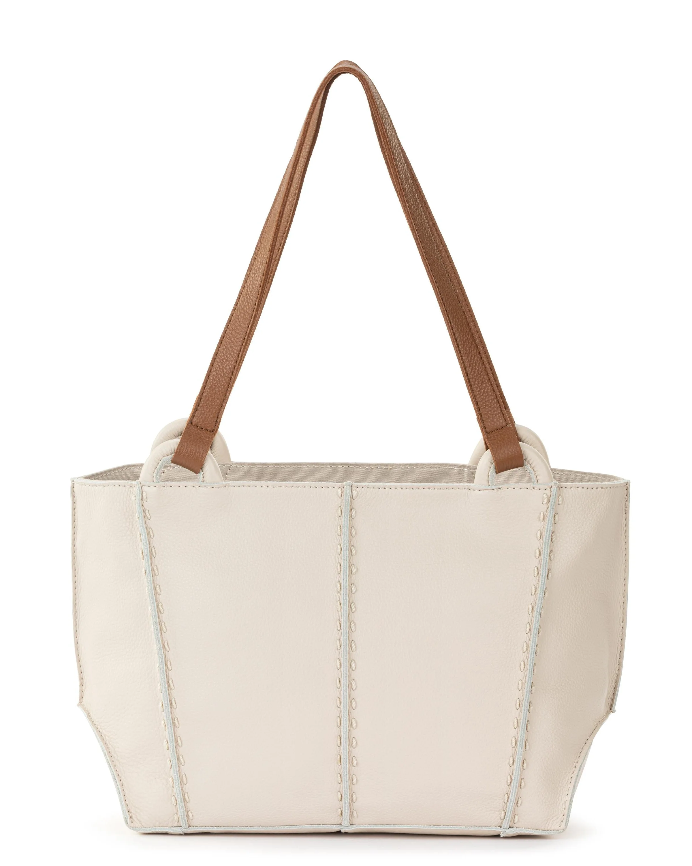 Los Feliz Satchel - Leather - Stone - Mycitystee