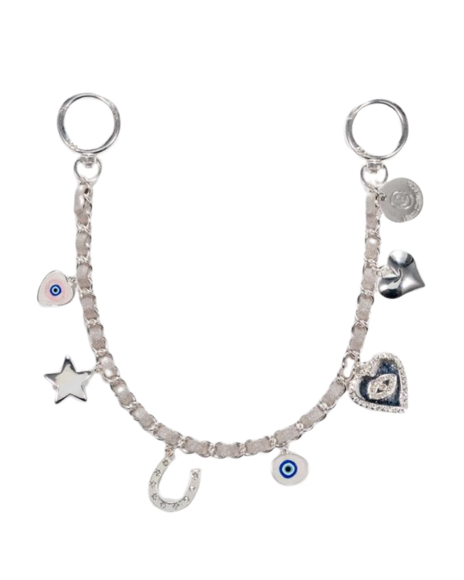 Charm & Chance Silver Bag Charm - Mycitystee
