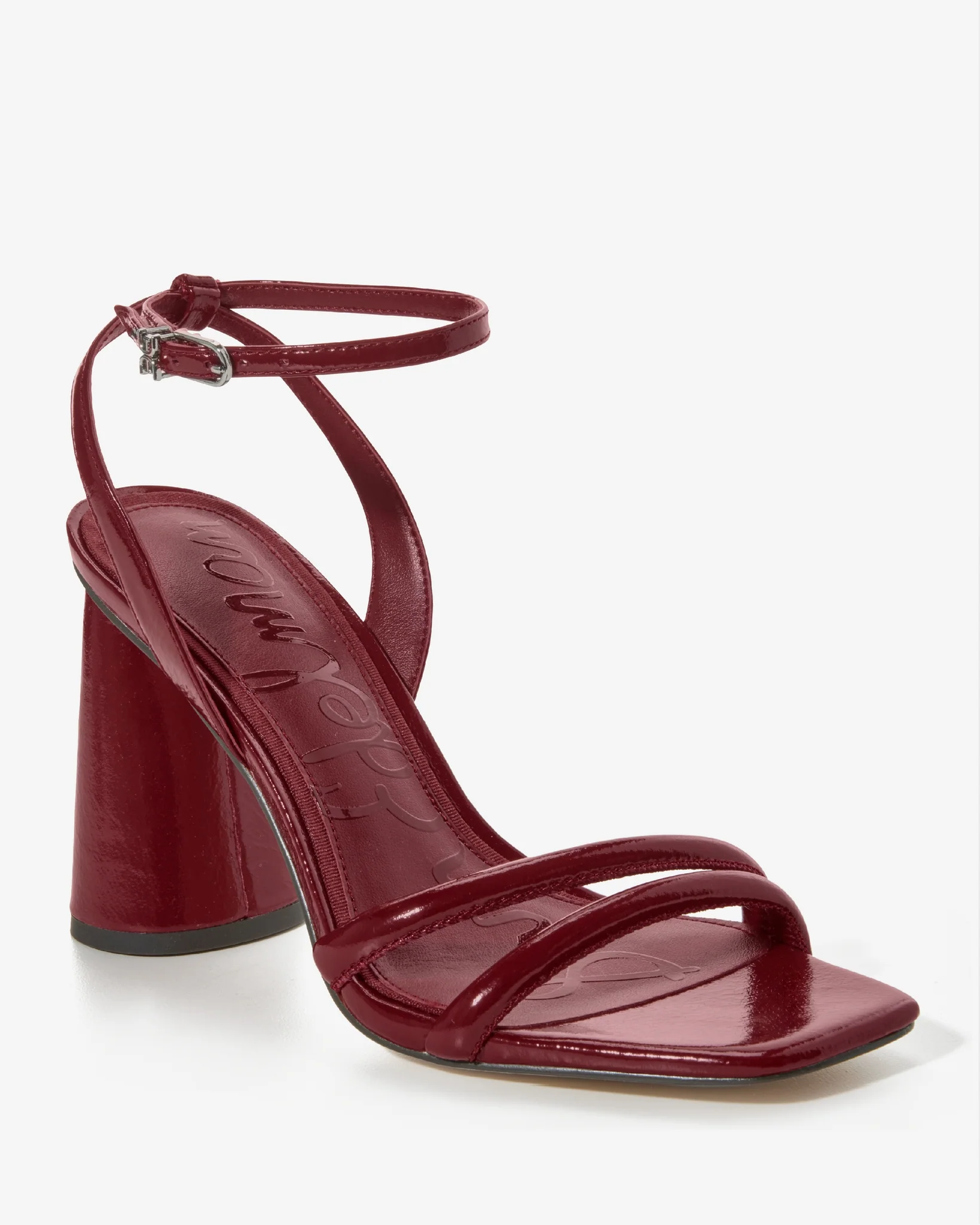 Double-Strap Dress Heel Wine - Mycitystee