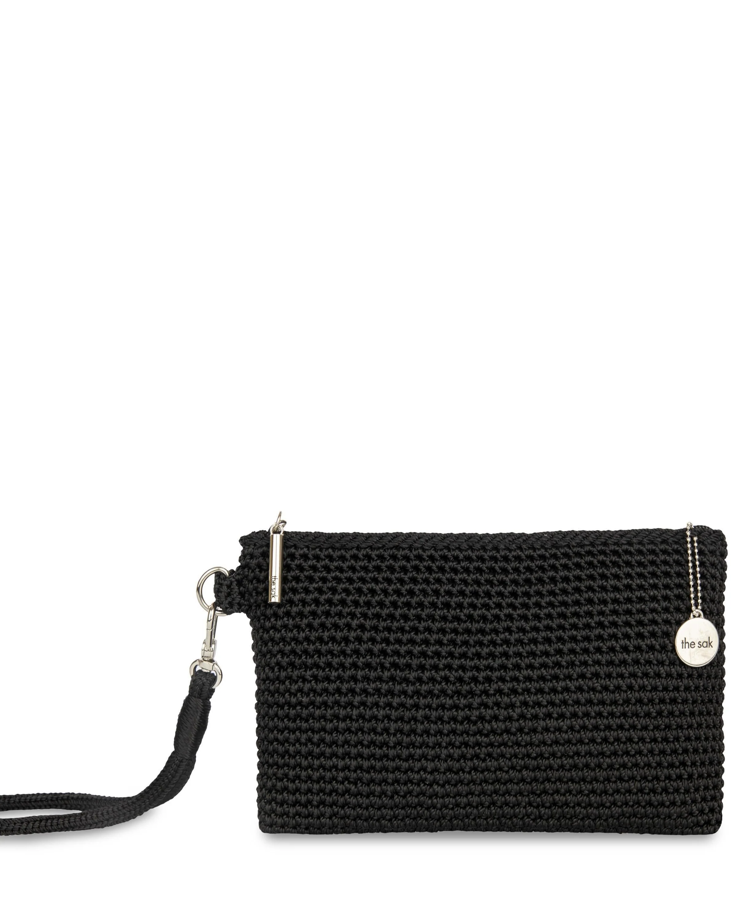 Vita Wristlet - Hand Crochet - Black - Mycitystee
