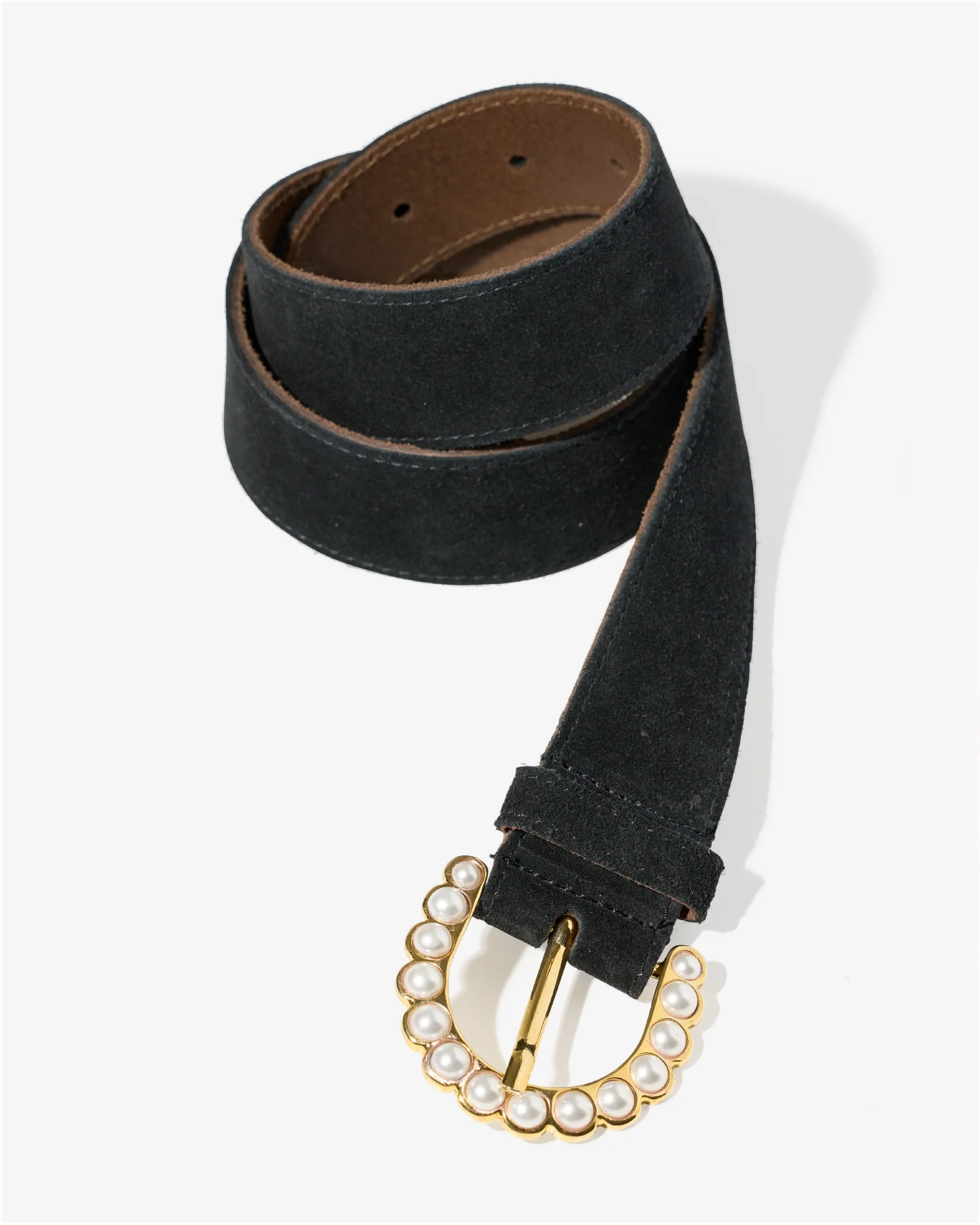Pearl Statement Buckle Belt Black - Mycitystee