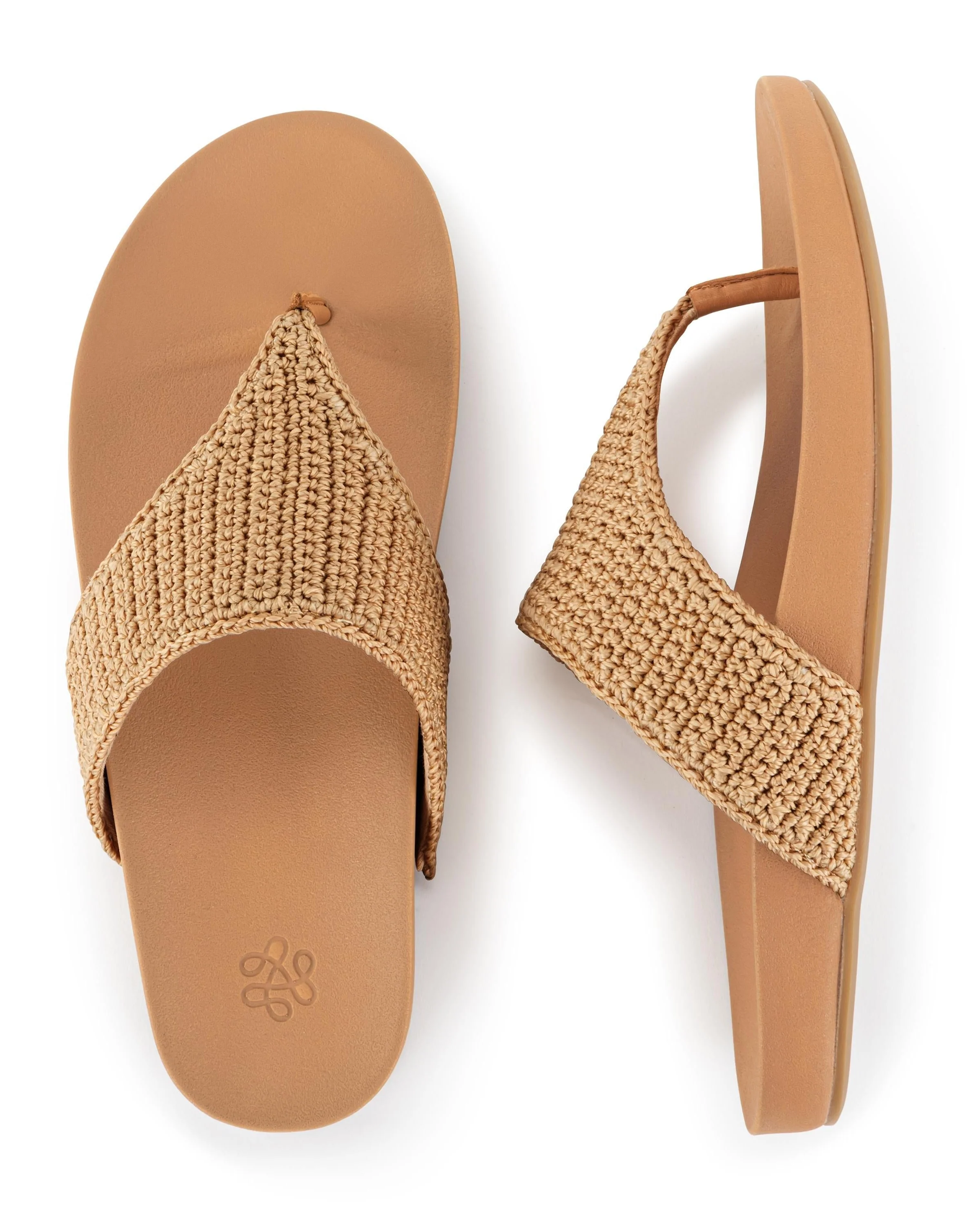 Everly Sandal - Hand Crochet - Bamboo - Mycitystee