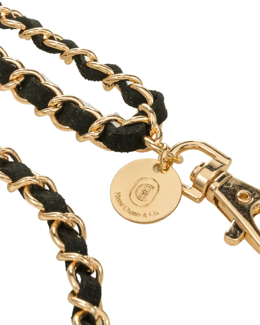 Golden Black Crossbody Phone Chain - Mycitystee