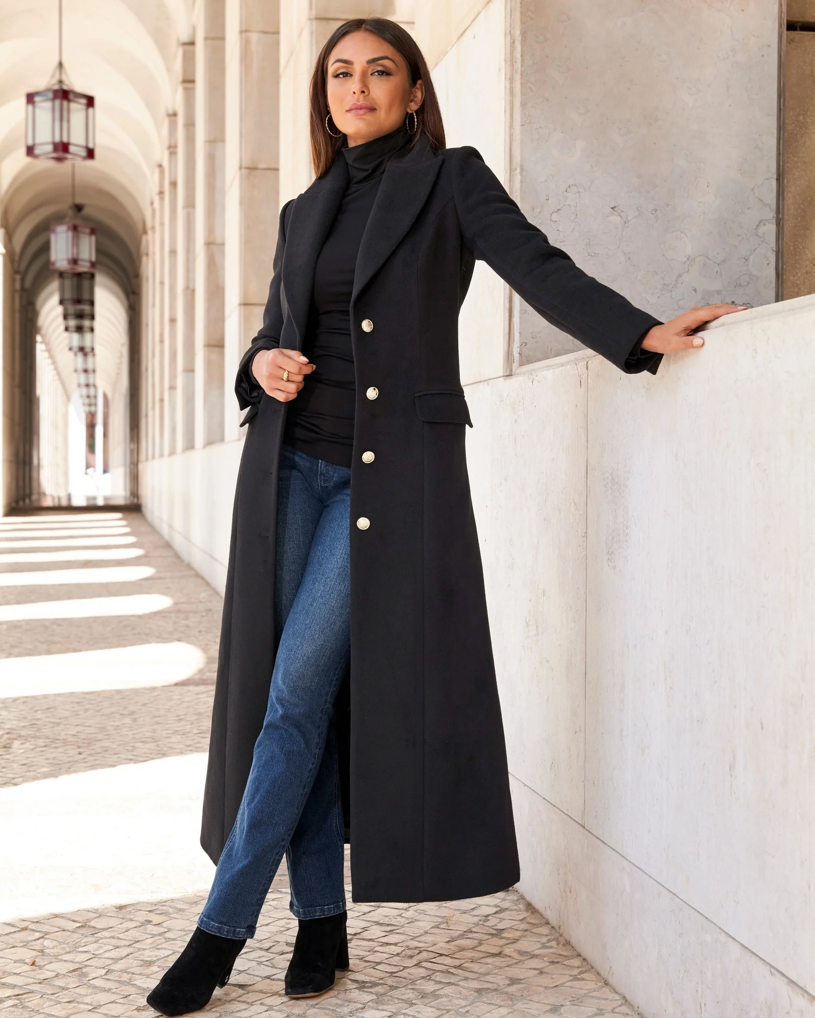 Newport High-Rise Slim Straight-Leg Jean Dark Wash - Mycitystee