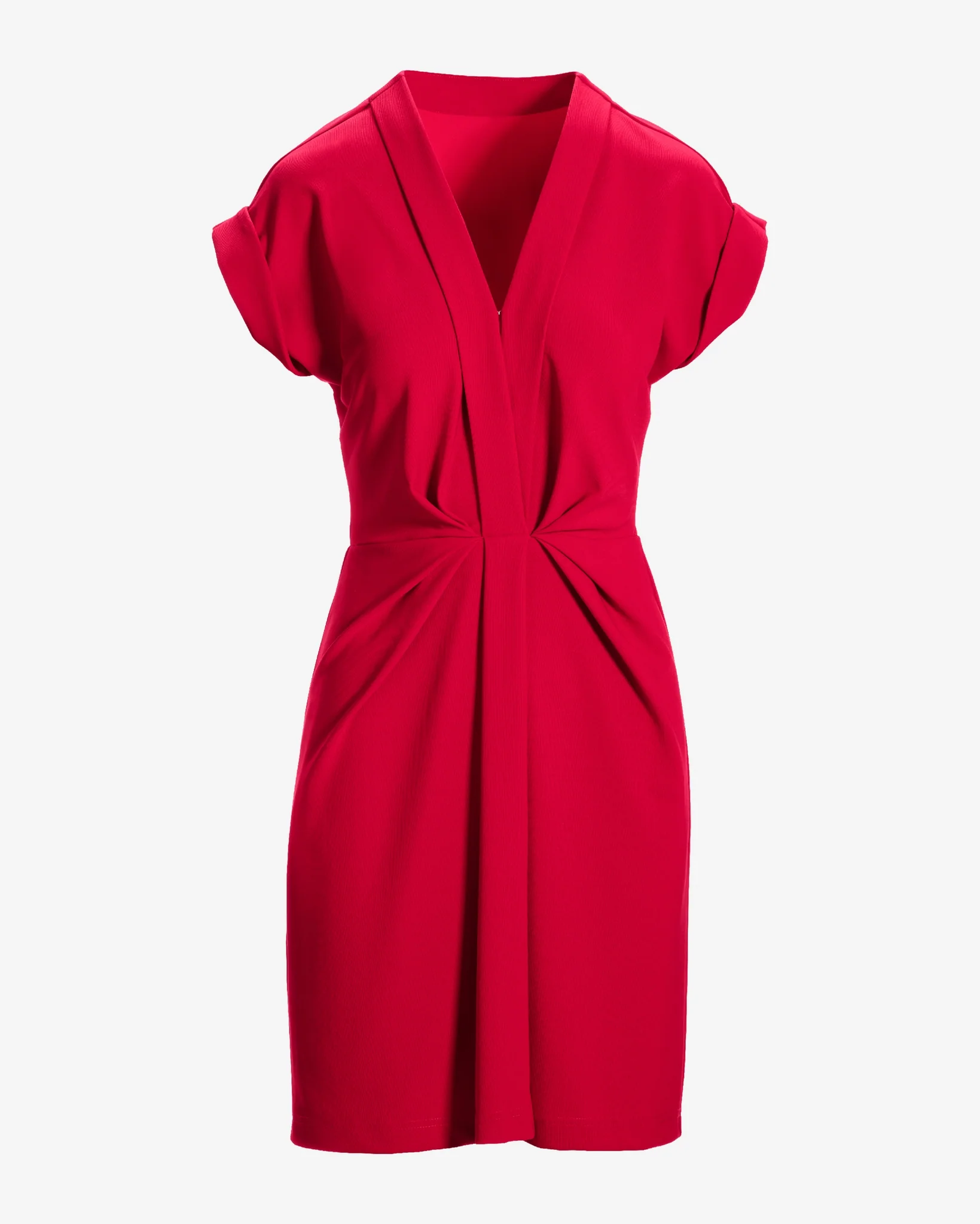 Beyond Travel V Neck Drape Dress French Kiss - Mycitystee