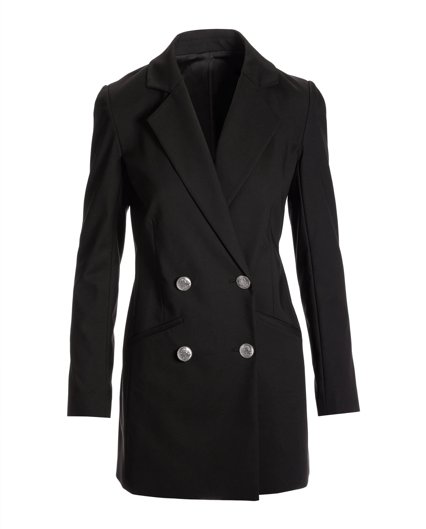 Modern Long Tailored Blazer Black - Mycitystee