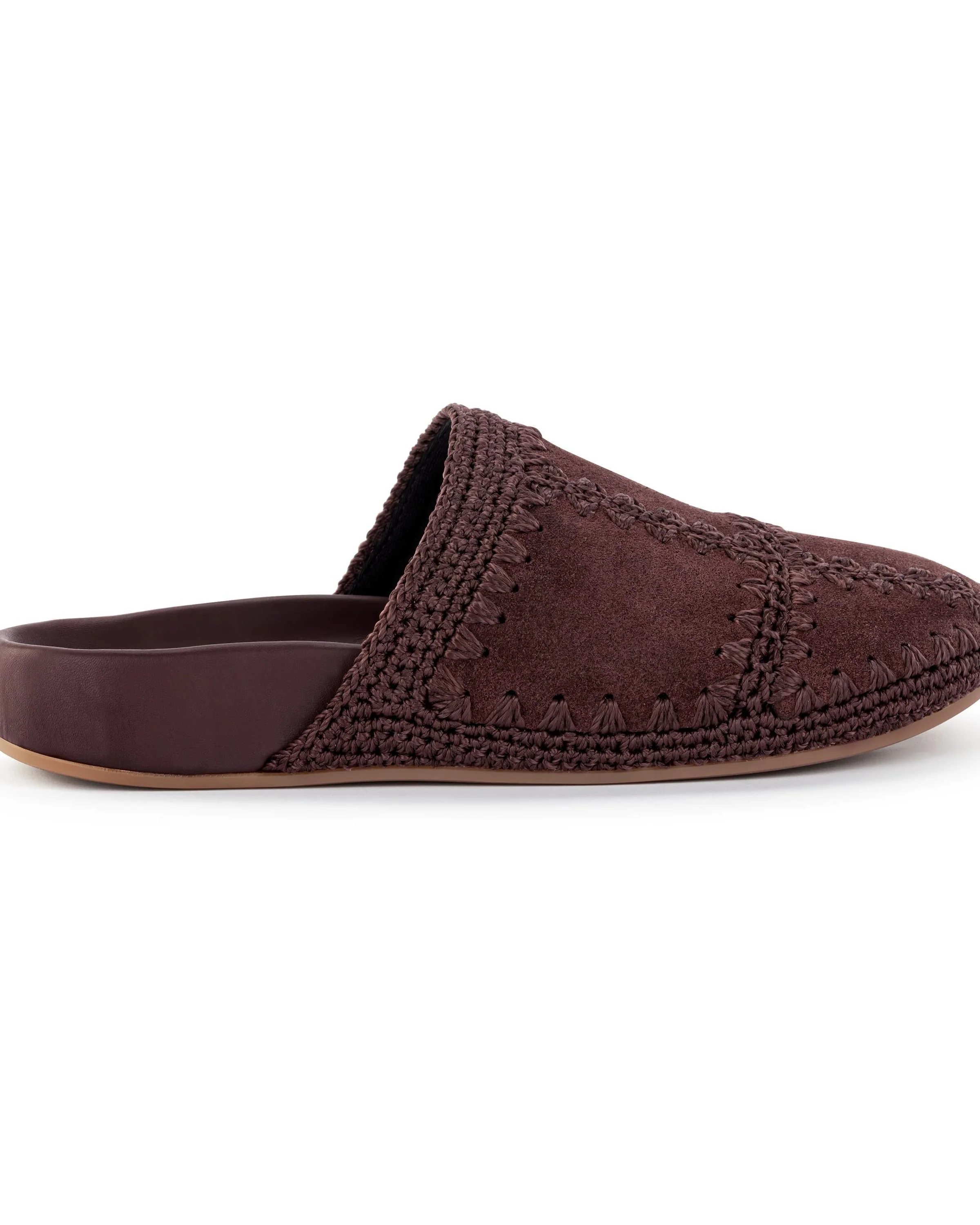 Bolinas Clog - Leather - Mahogany Suede Patch - Mycitystee