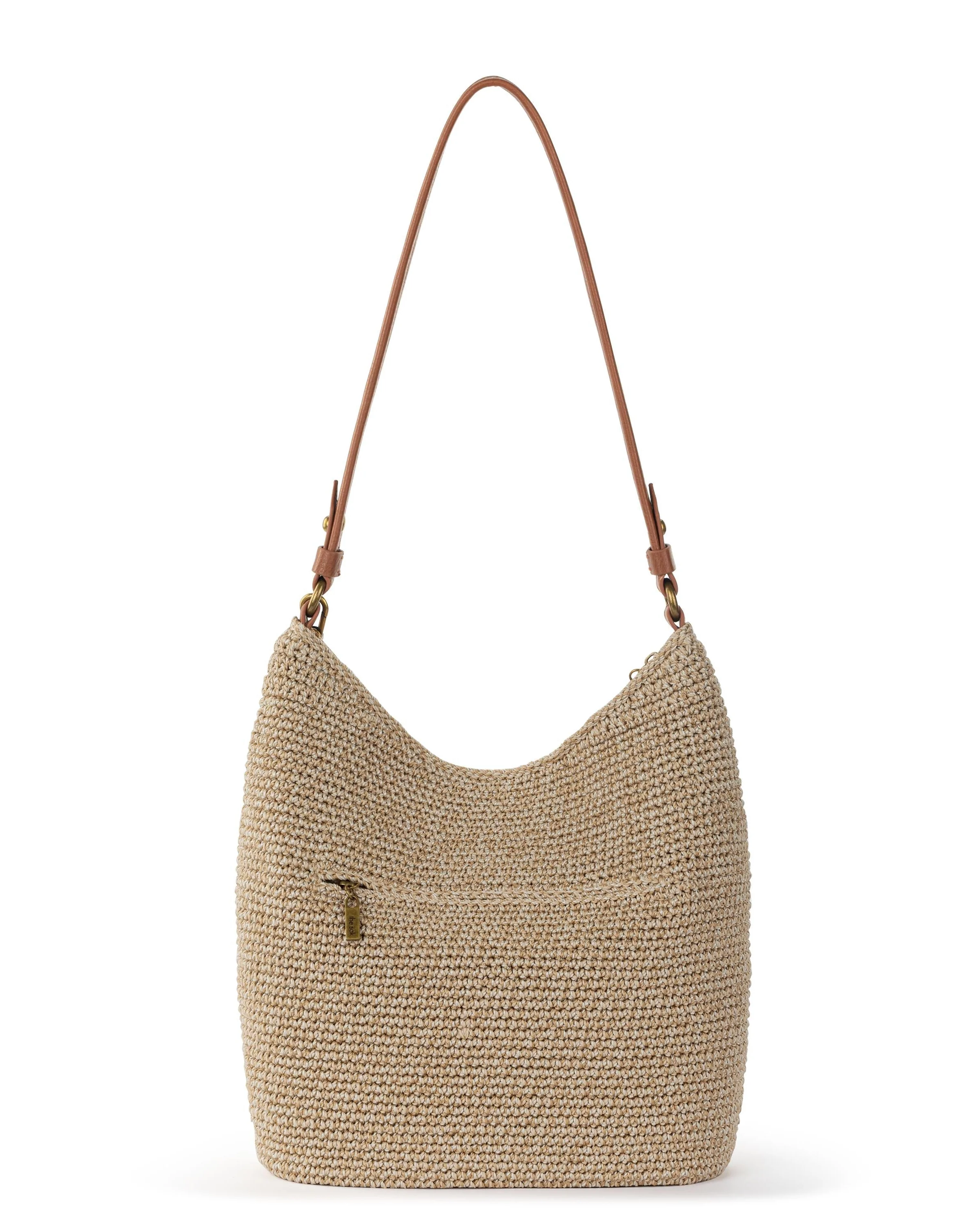 Sequoia Hobo - Hand Crochet - Bamboo Static - Mycitystee