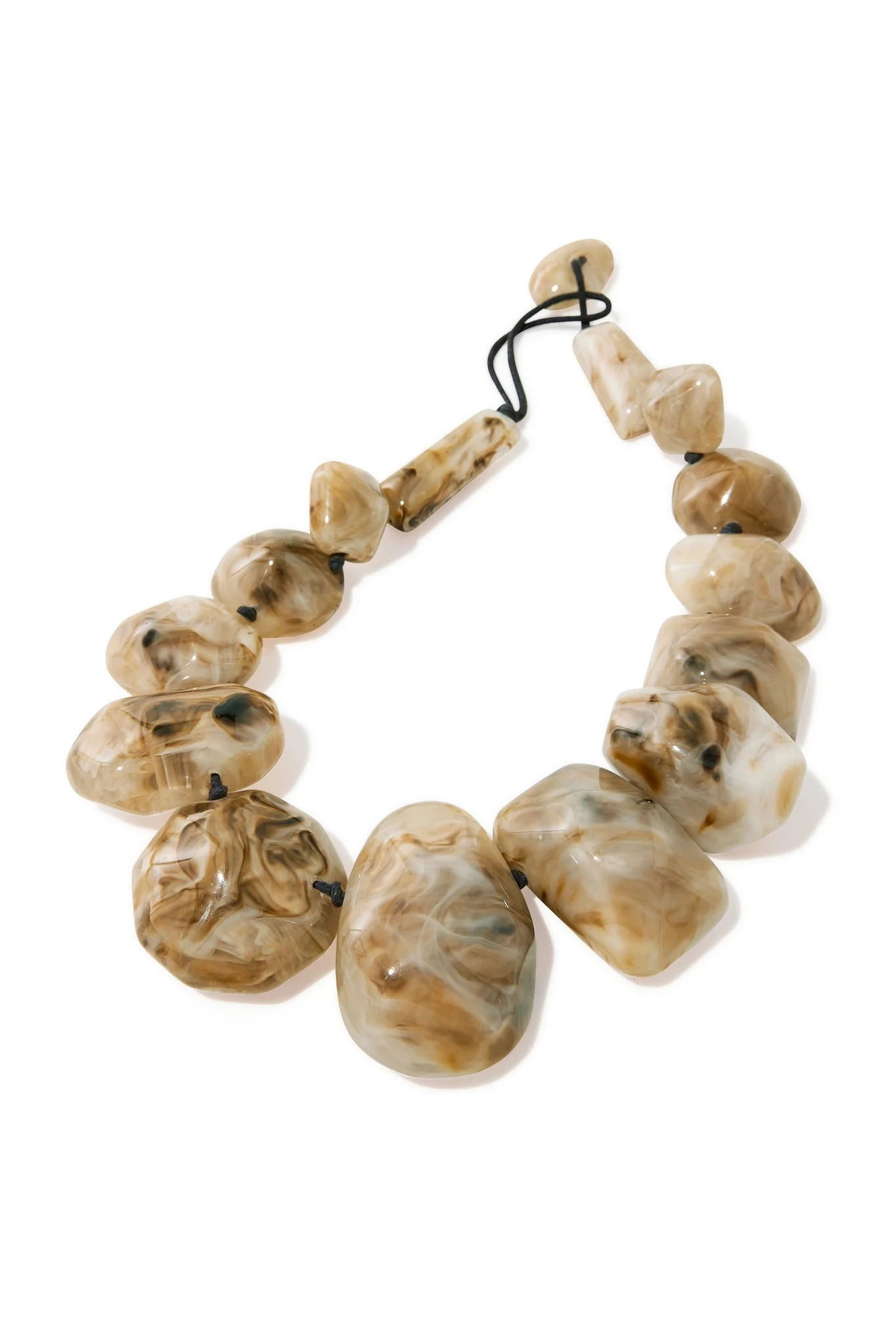 Chunky Stone Necklace Natural - Mycitystee