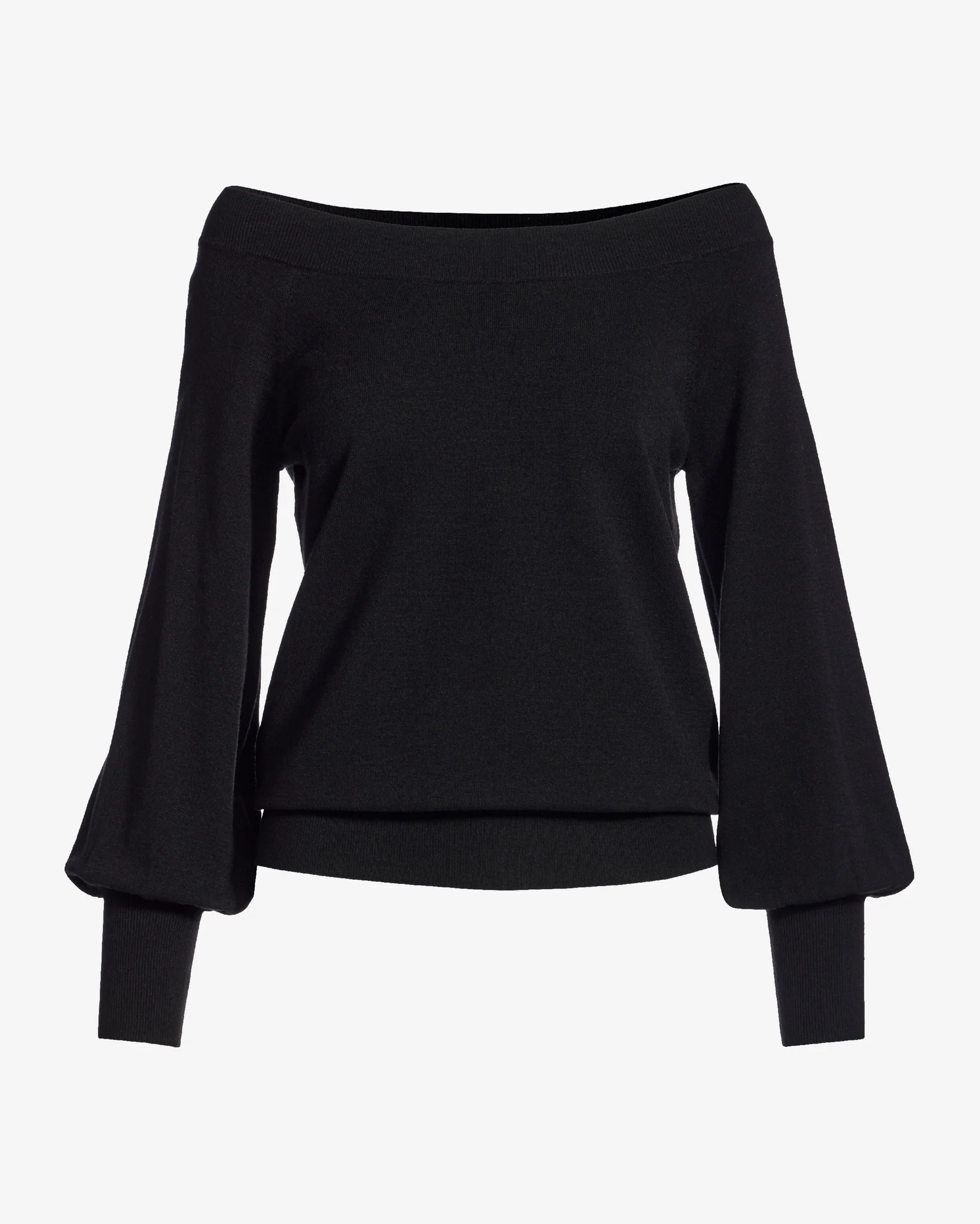 Lightweight Slouchy Sweater Proper Black - Mycitystee