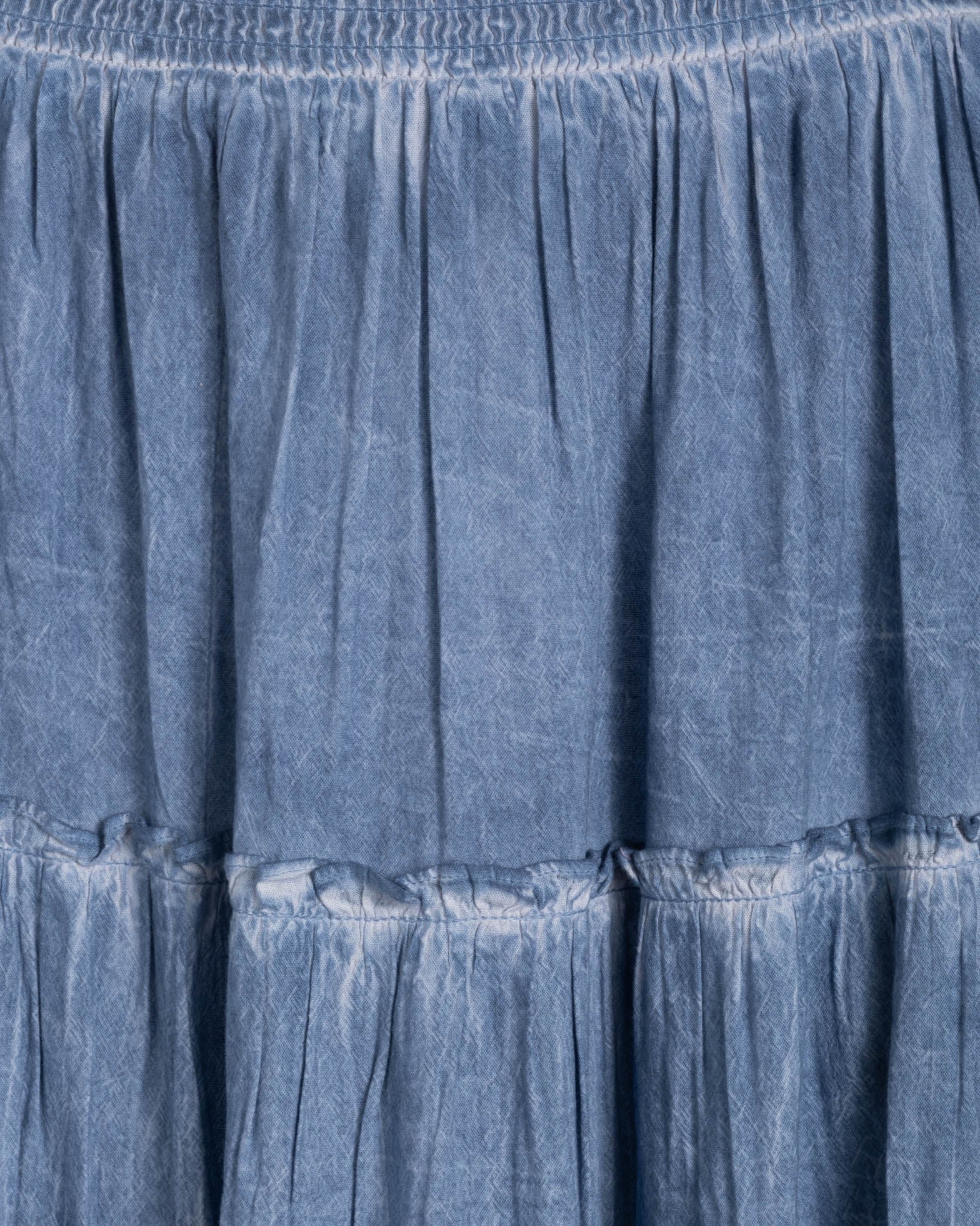 Girls Kayla Skirt Set In Stonewash - Mycitystee