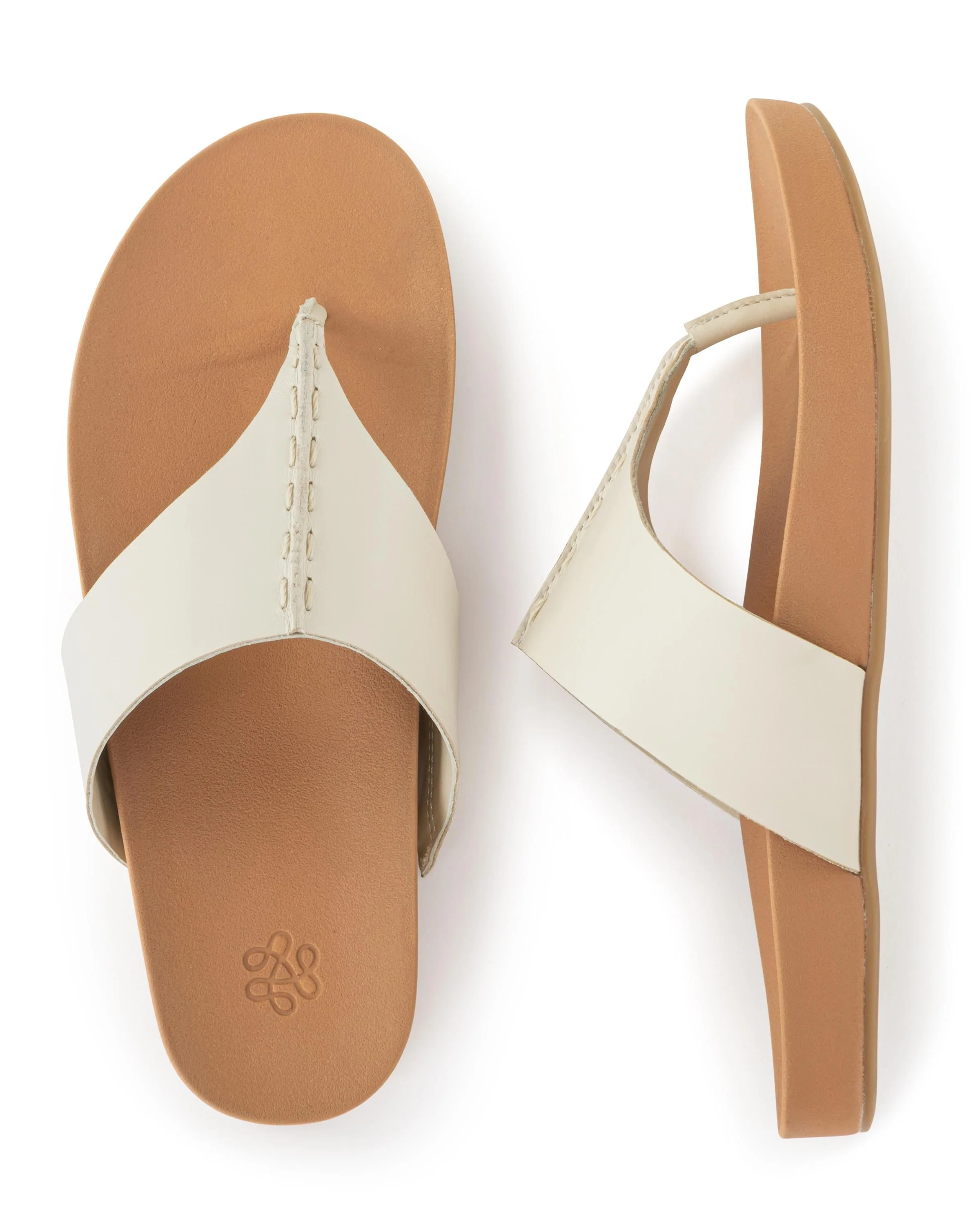 Everly Sandal - Leather - Stone - Mycitystee