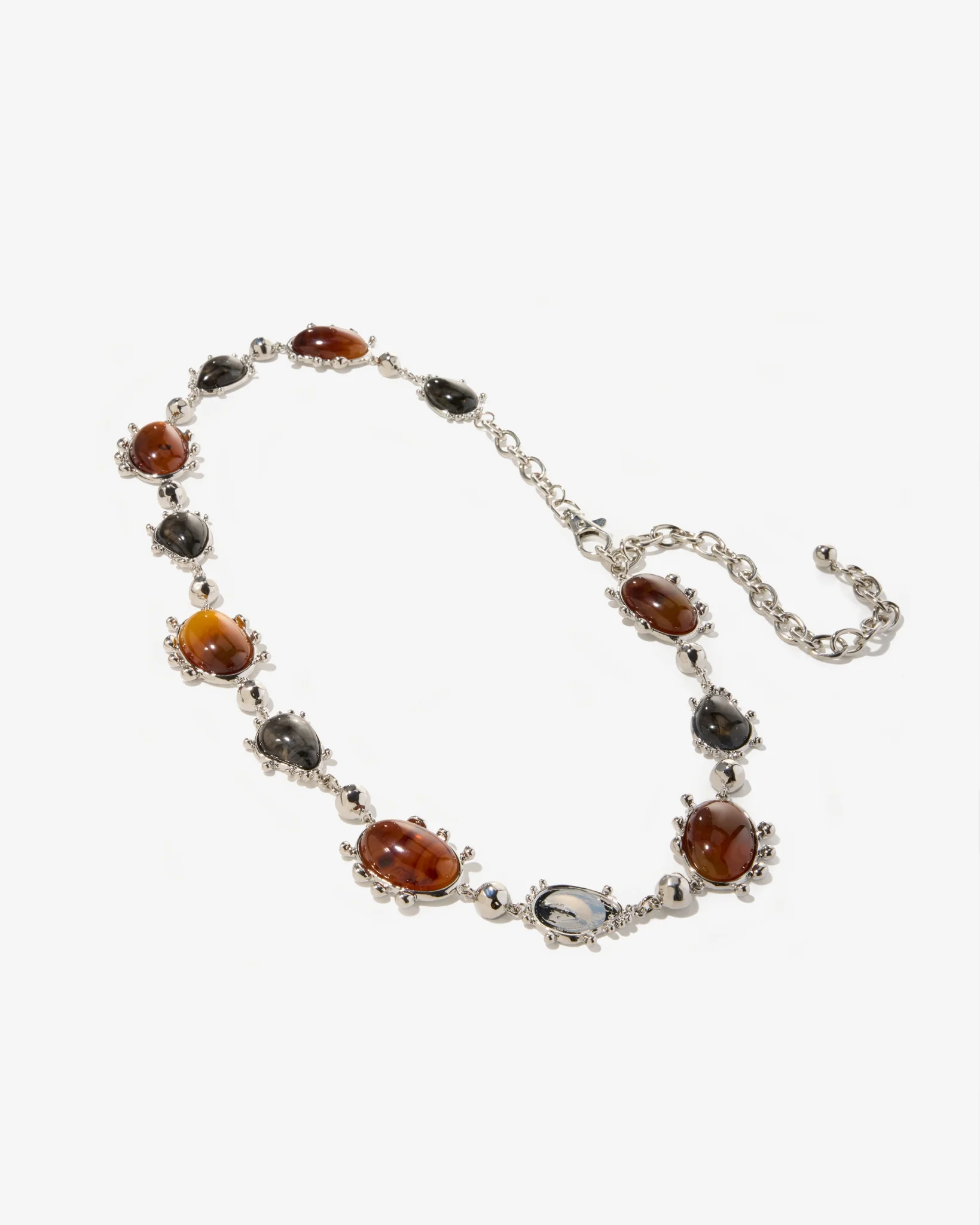 Neutral Stone Chain Belt Multi - Mycitystee