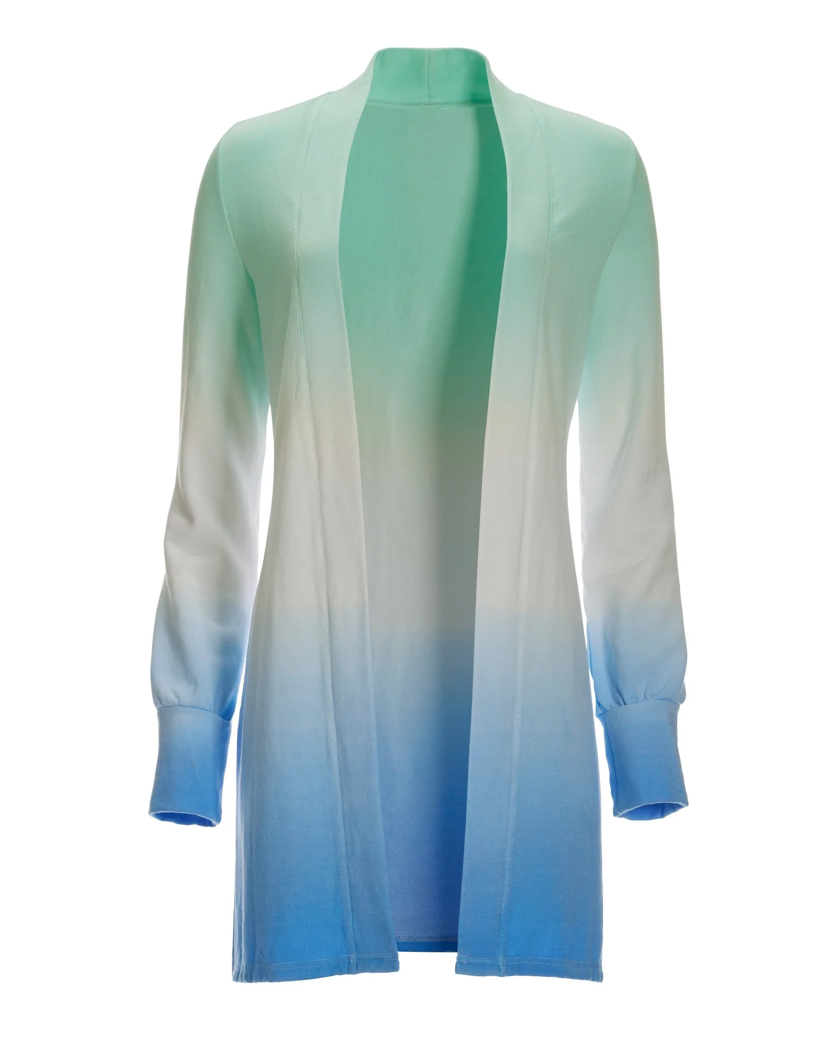 Ombre Lounge Duster Green Blue - Mycitystee