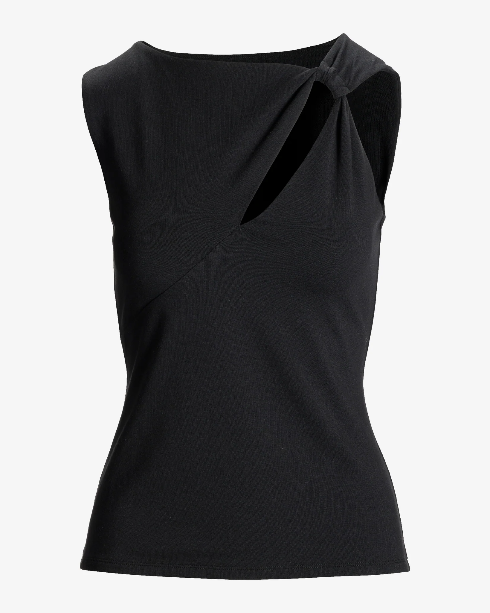 So Sexy Cut Out Tank Proper Black - Mycitystee