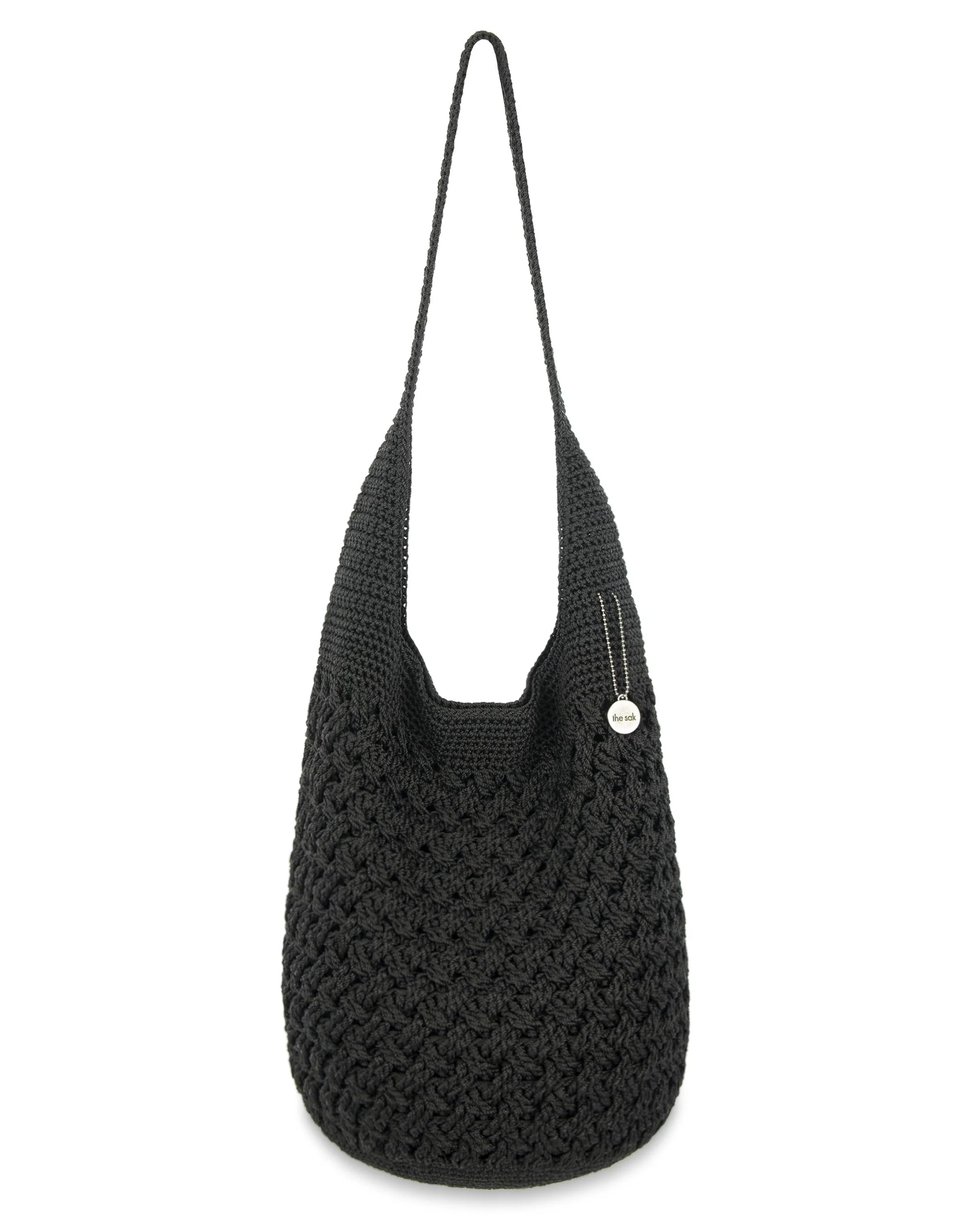 120 Hobo - Hand Crochet - Black Cozy Weave - Mycitystee