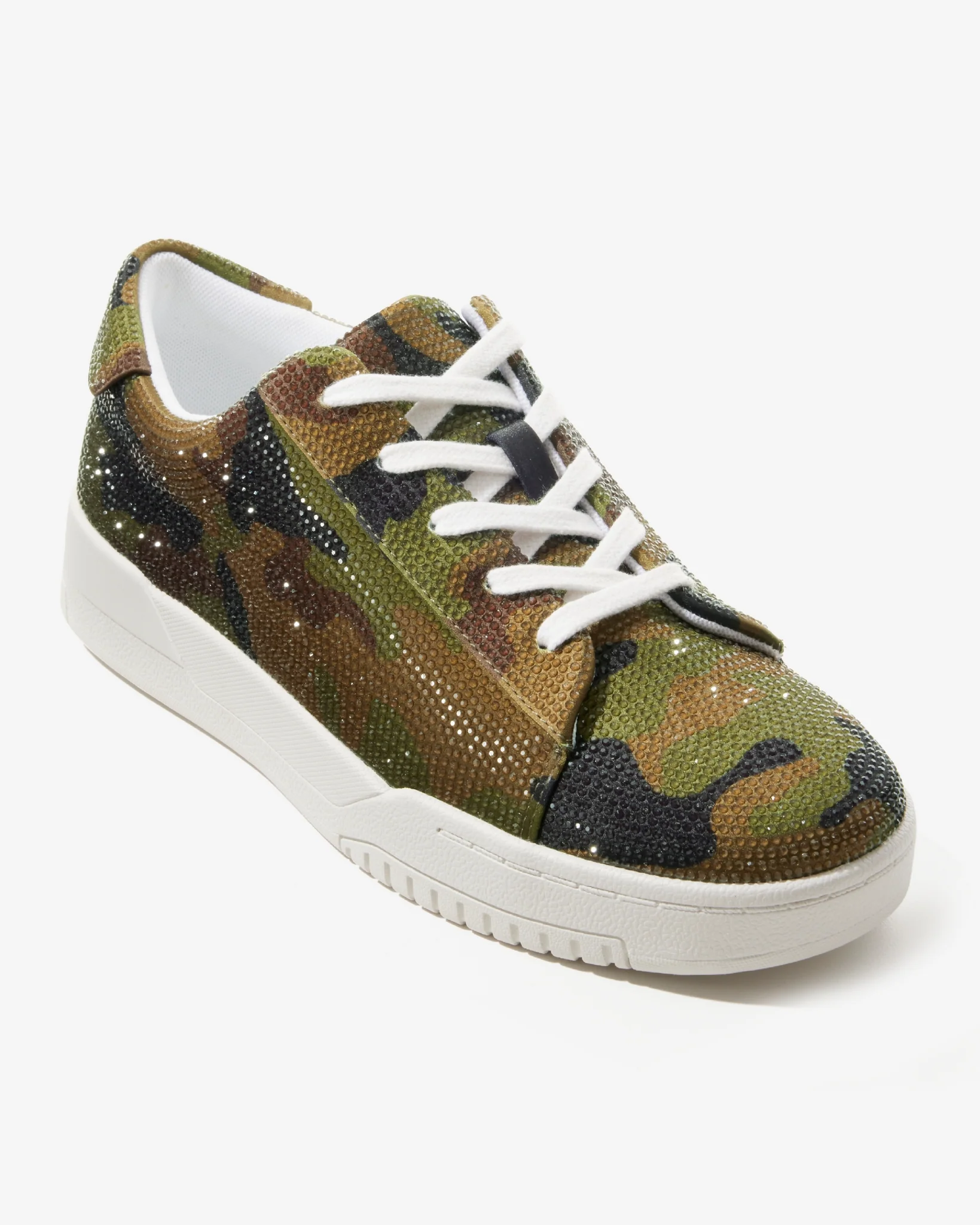 Camo Rhinestone Sneaker Multi - Mycitystee