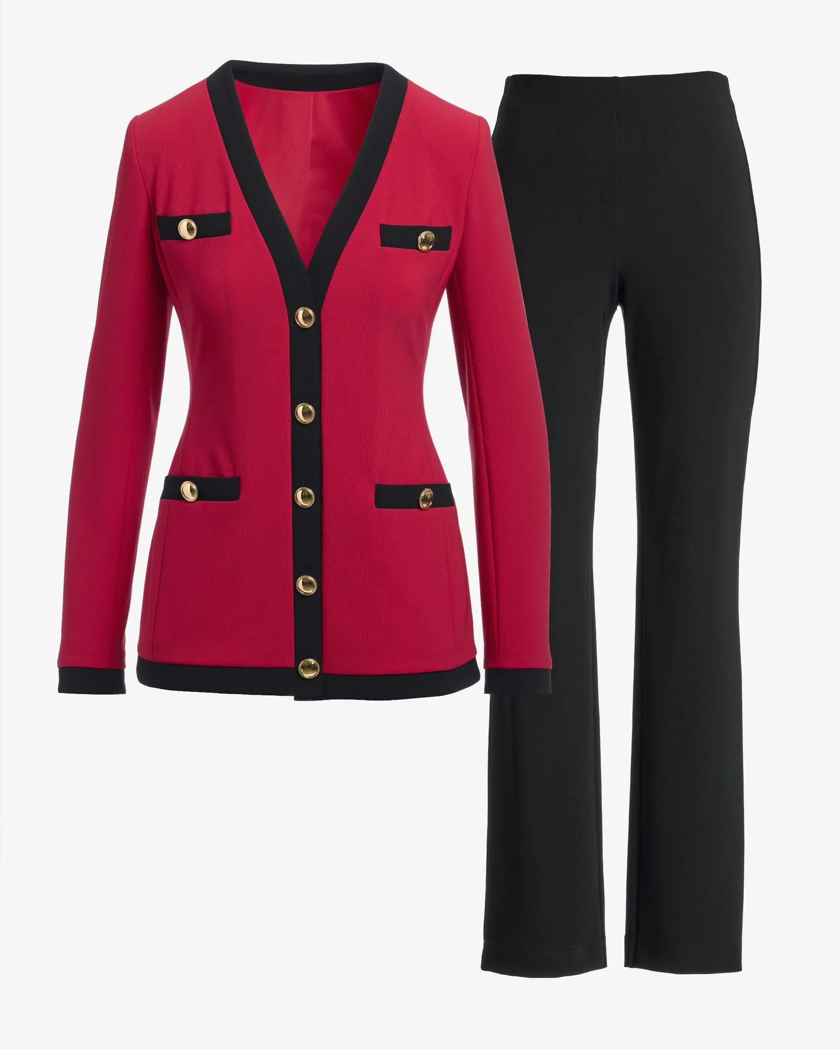 Beyond Travel Colorblock Set Red/Black - Mycitystee