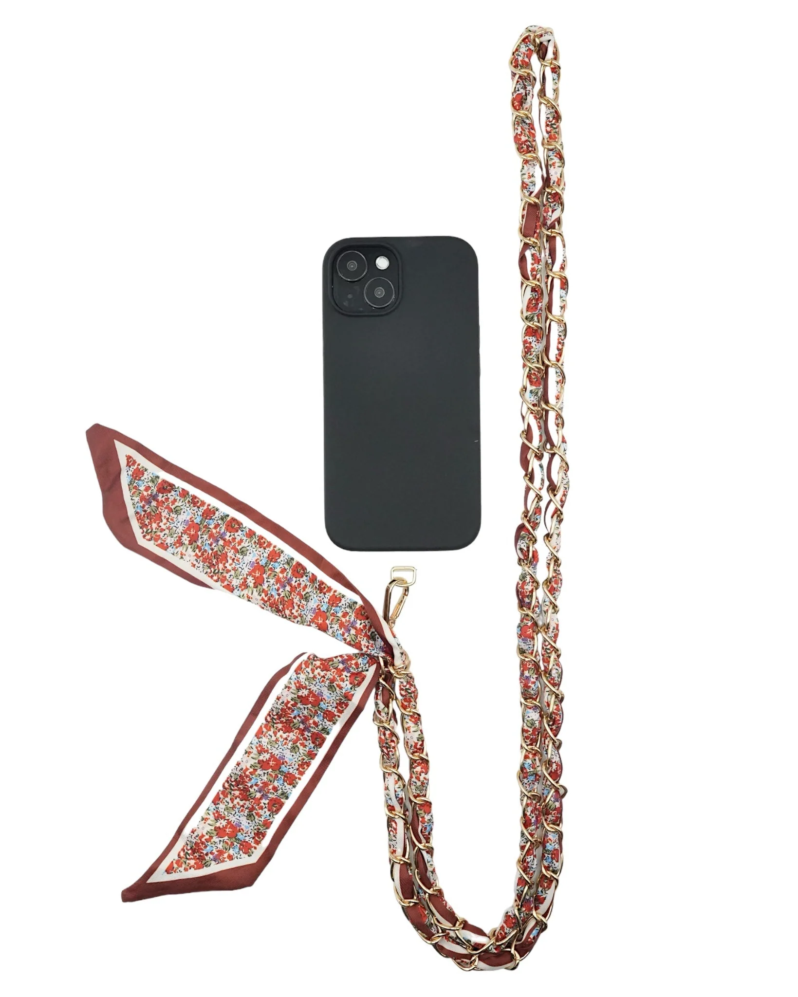 Bordeaux Crossbody Phone Chain - Mycitystee
