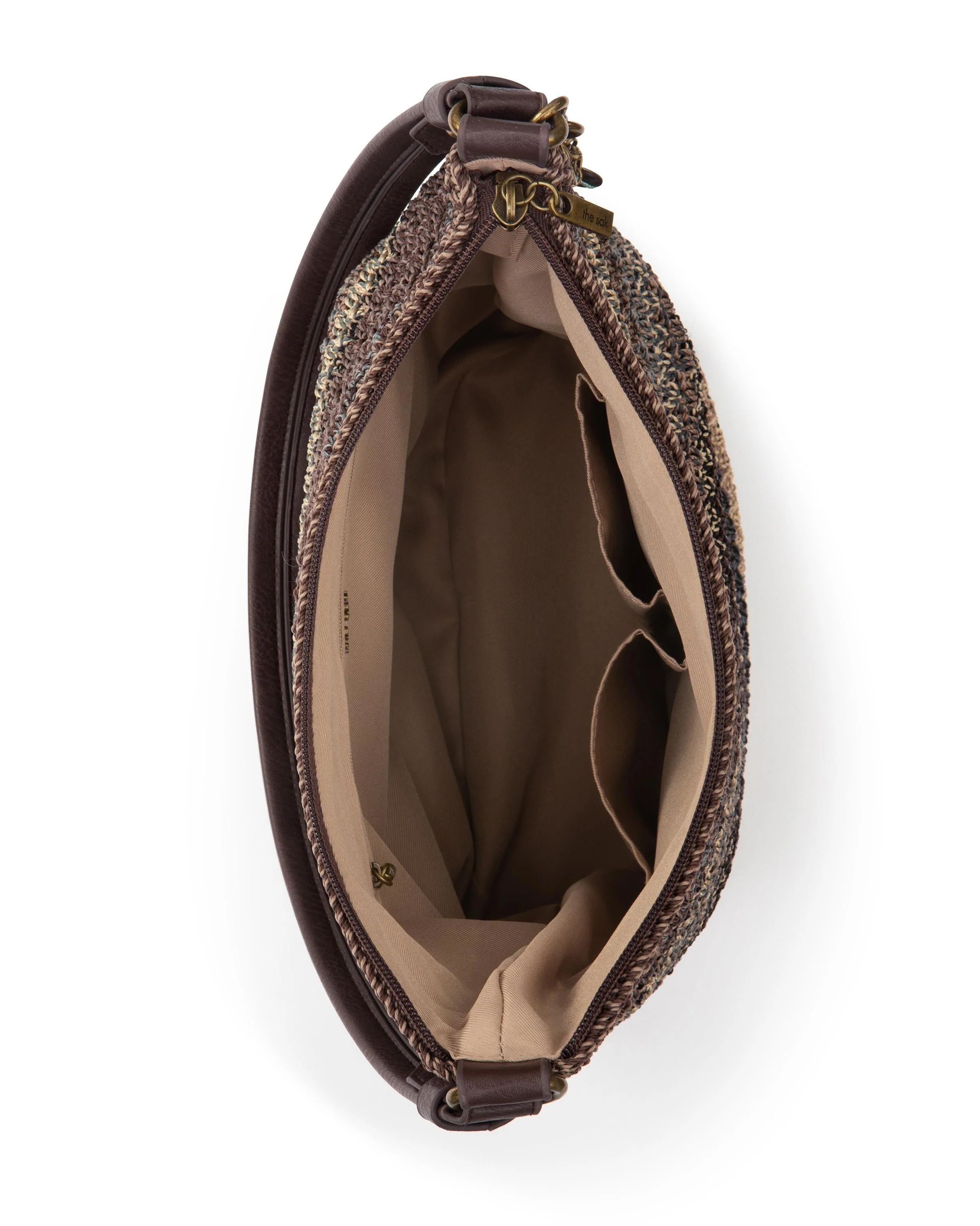 Sequoia Hobo - Hand Crochet - Aspen Stripe - Mycitystee