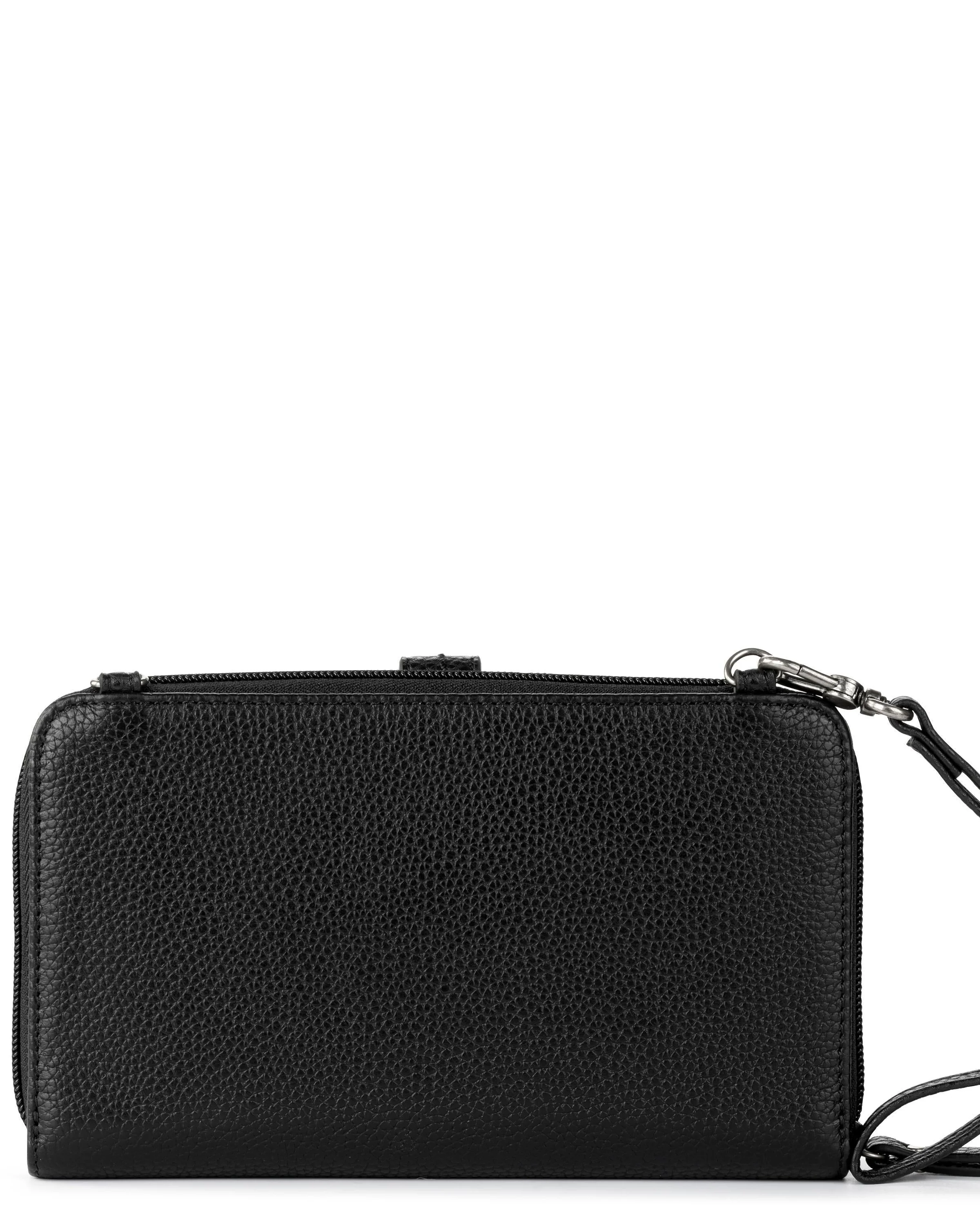 Iris Smartphone Wallet - Leather - Black - Mycitystee