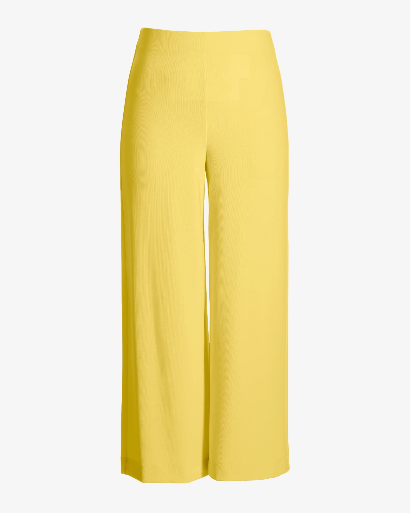 Beyond Travel Wide Leg Crop Pant Lemon Drop - Mycitystee