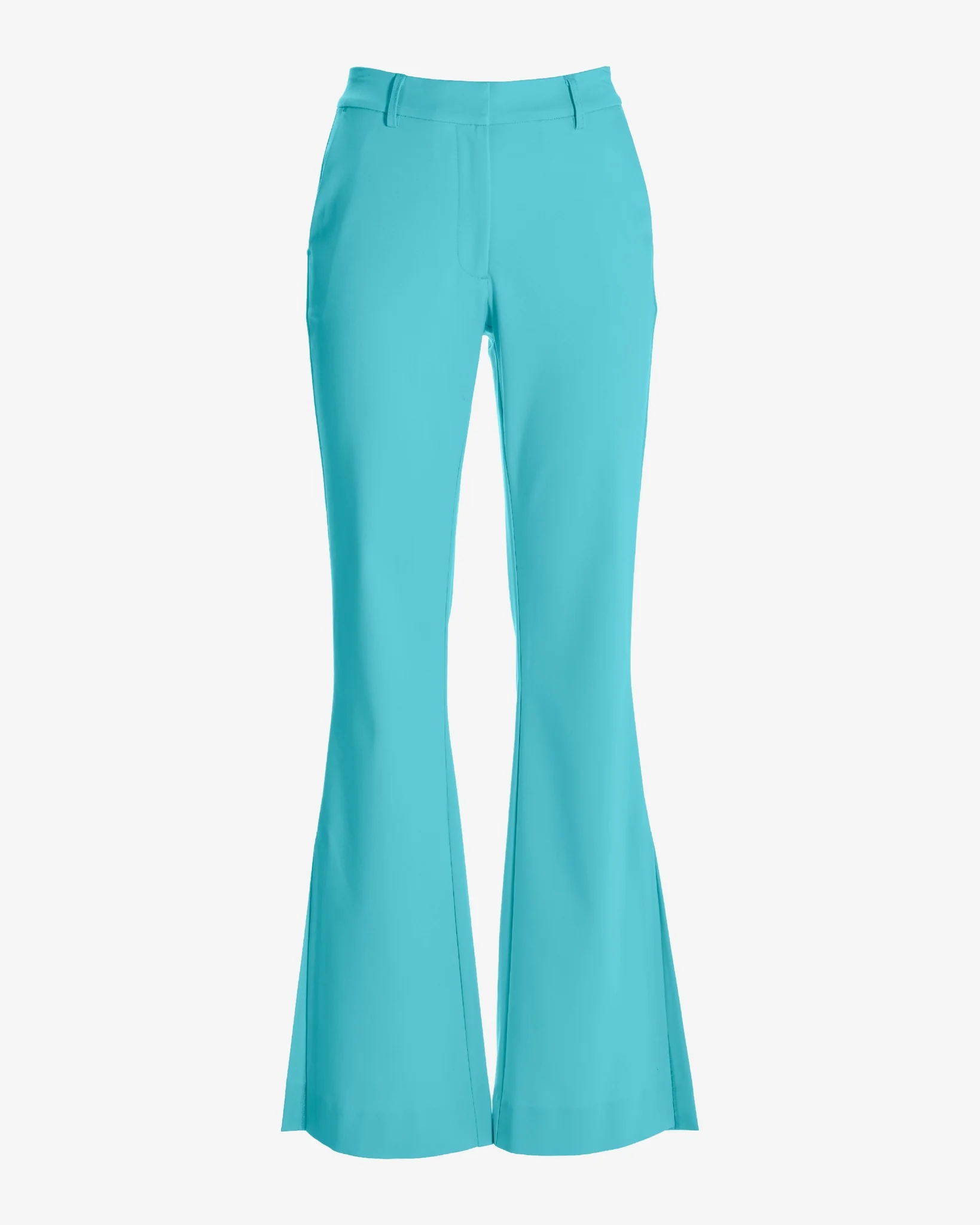 Monterey Modern Bootcut Side-Slit Trouser Pant Blue Radiance - Mycitystee