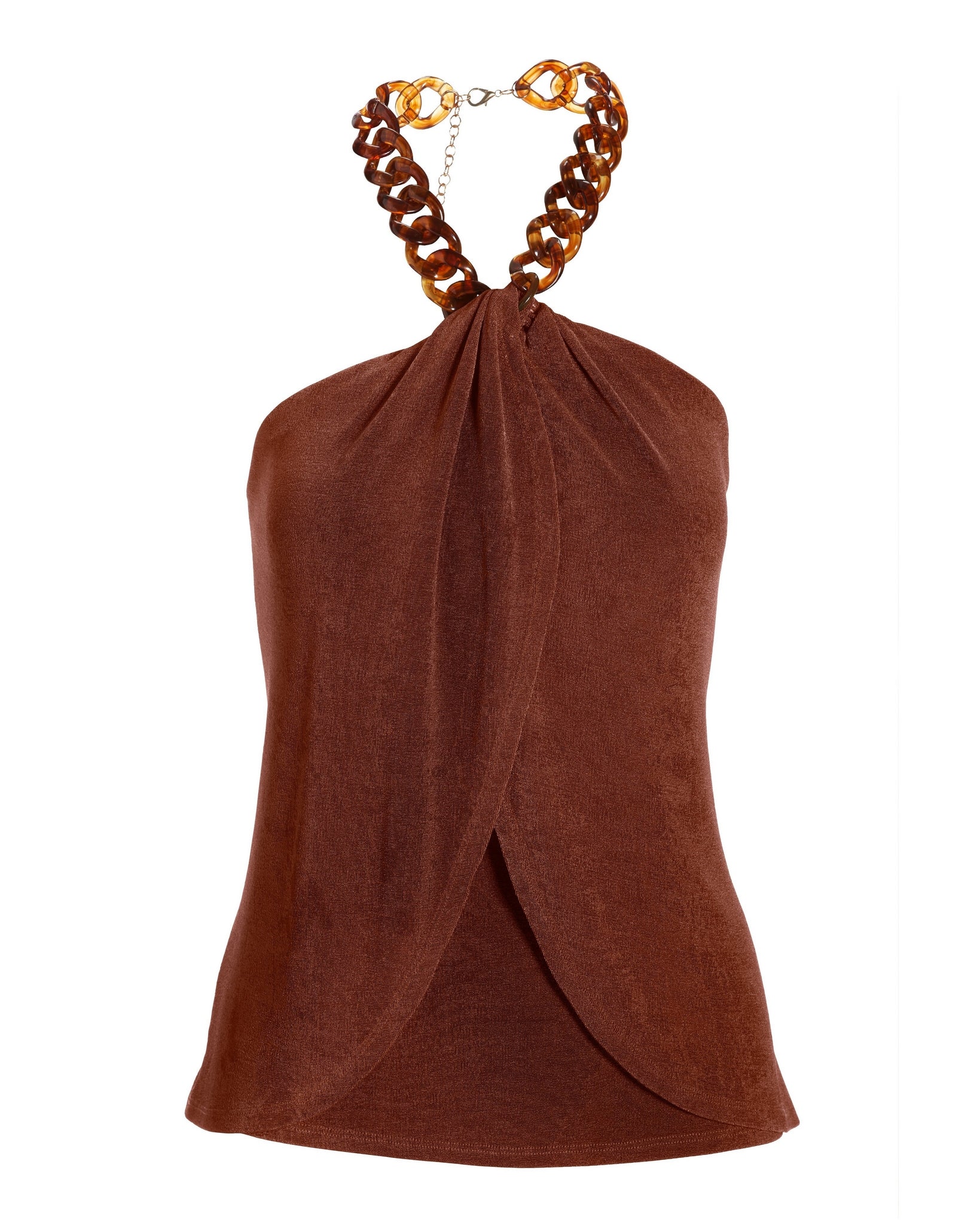 Slinky Chain High Neck Tank Copper - Mycitystee