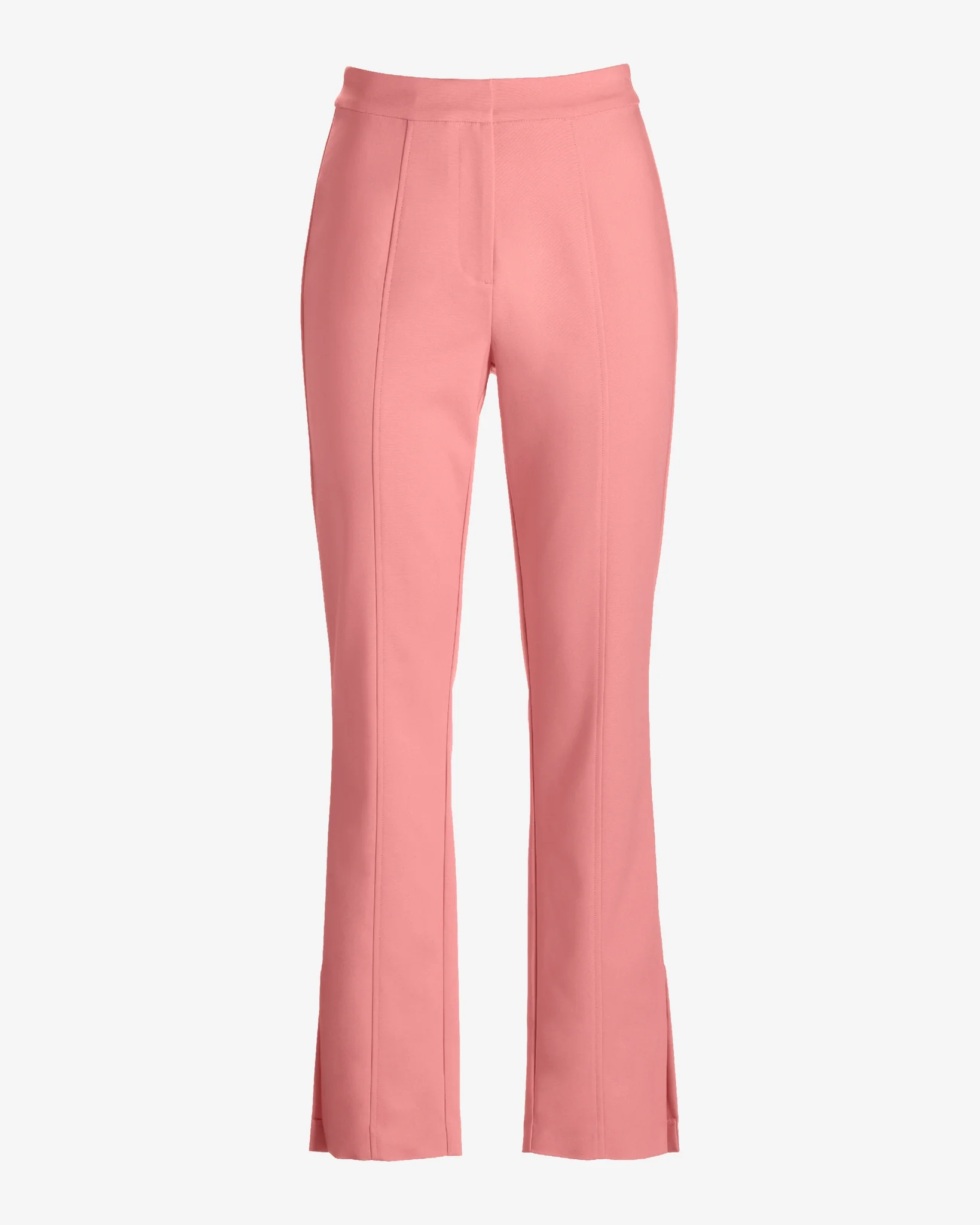 Newport Modern Slim Straight Side Slit Trouser Pant Peony - Mycitystee