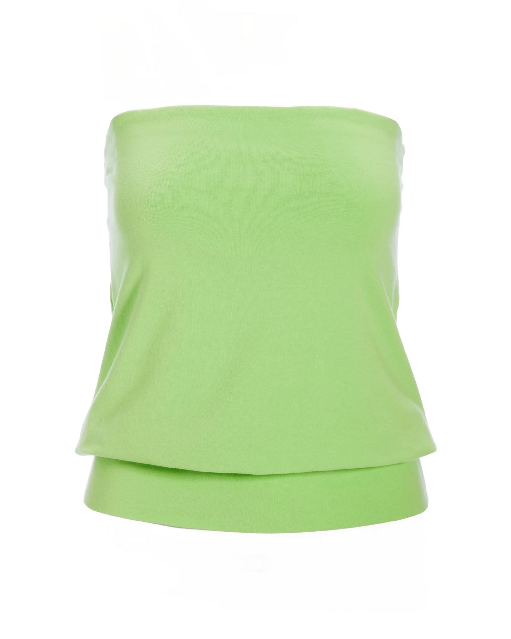 So Sexy Strapless Blouson Tube Top 2BL20 Paradise Green - Mycitystee