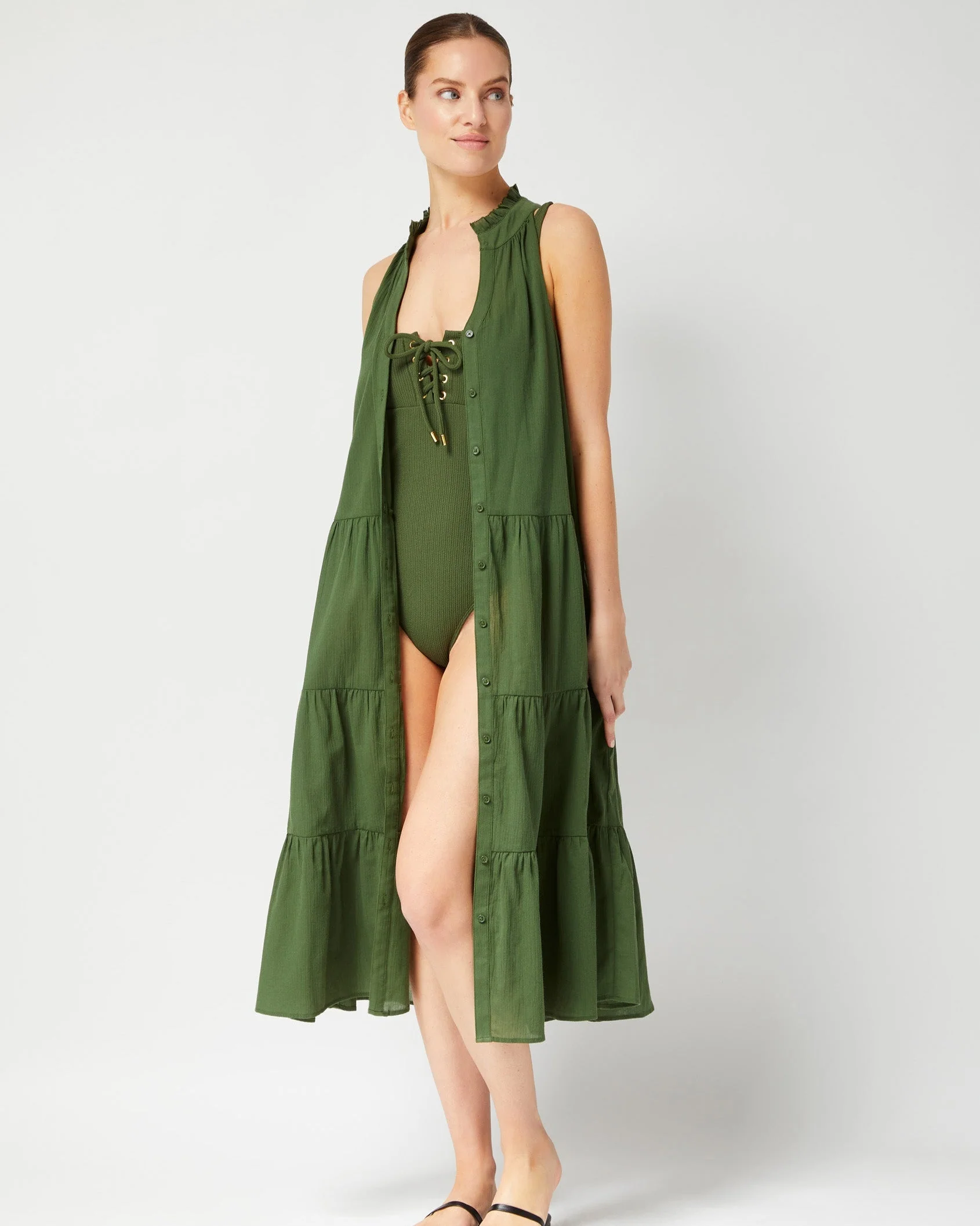 Taylor One Piece Olive Texture - Mycitystee