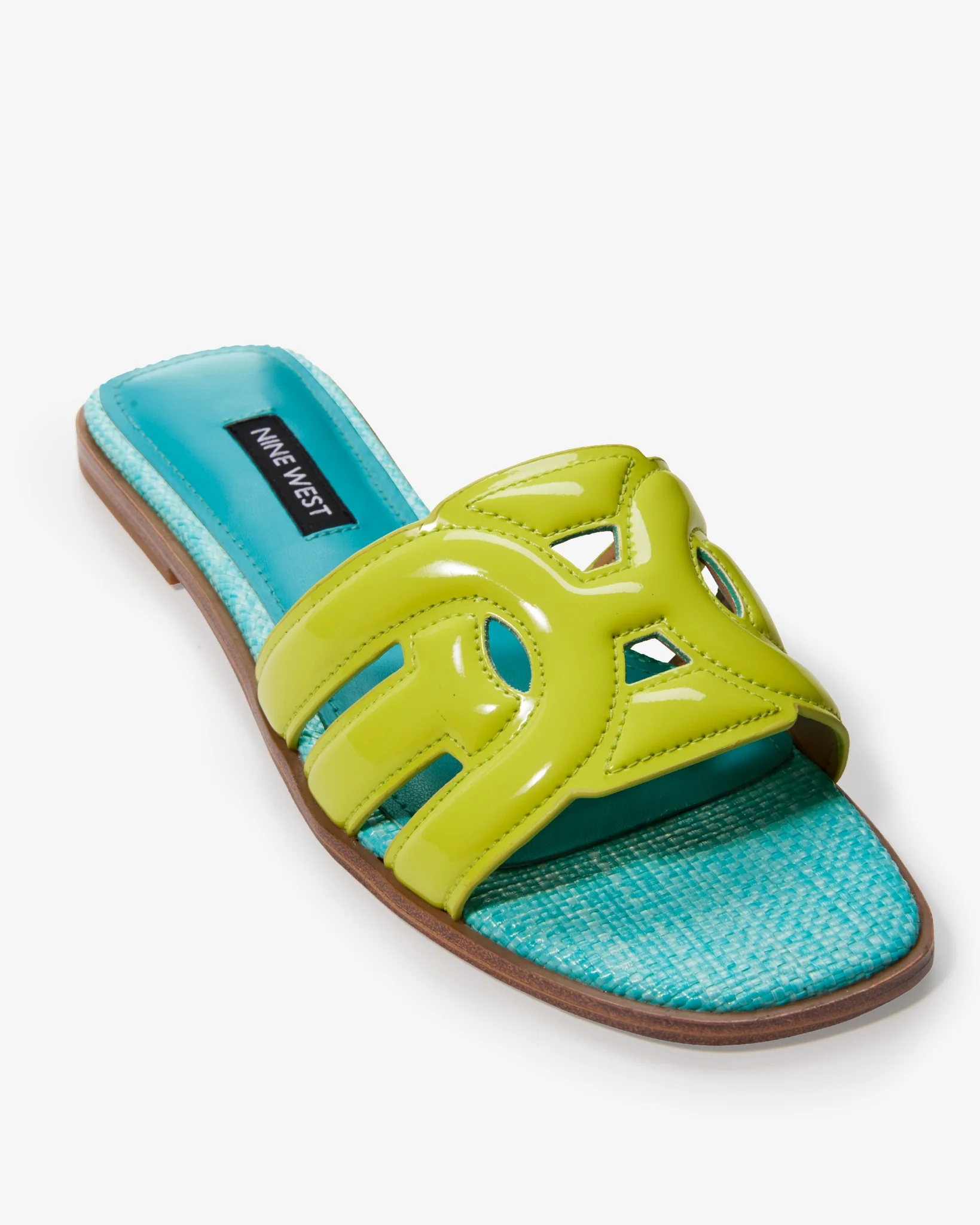 Slide Sandal Green Blue - Mycitystee