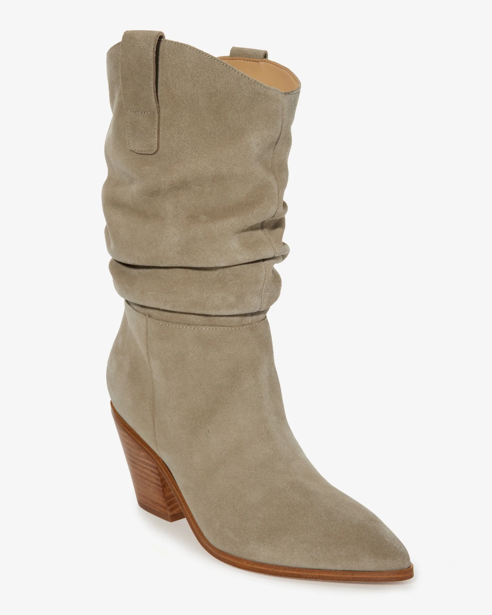 Casual Slouchy Boot Taupe - Mycitystee