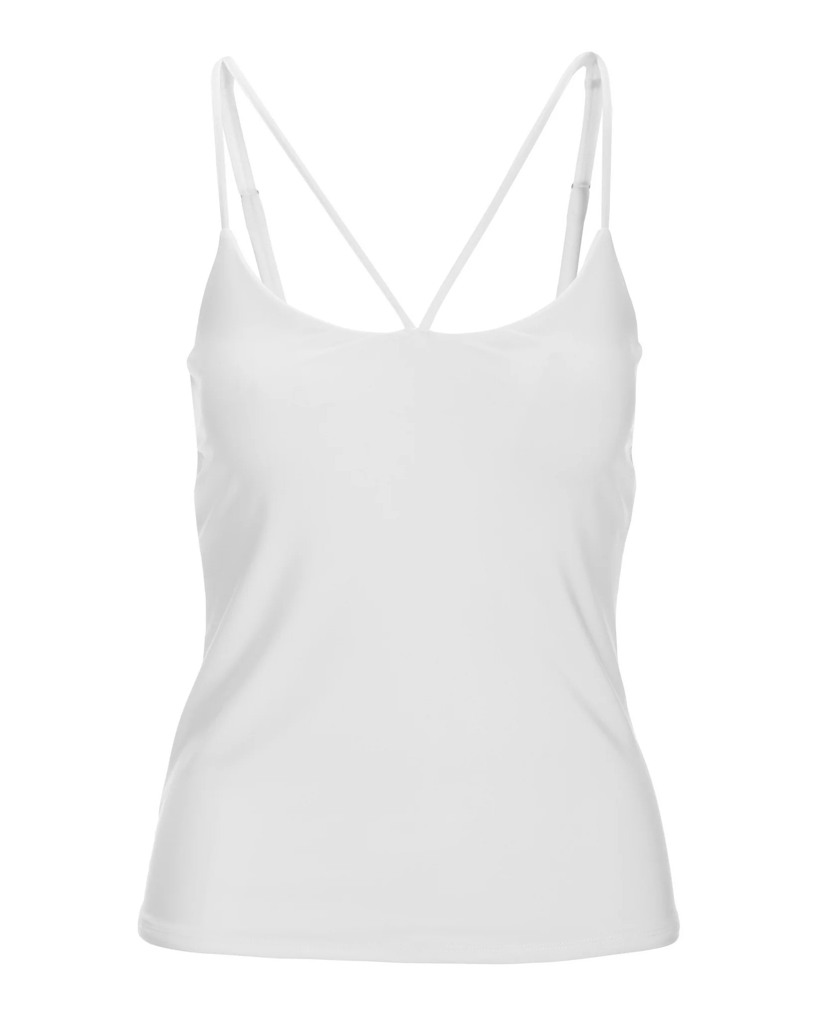 Strappy Cami White - Mycitystee