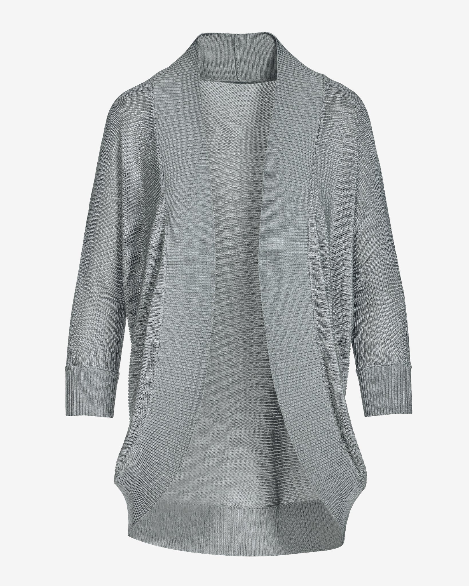 Effortless Cocoon Cardigan Silver - Mycitystee