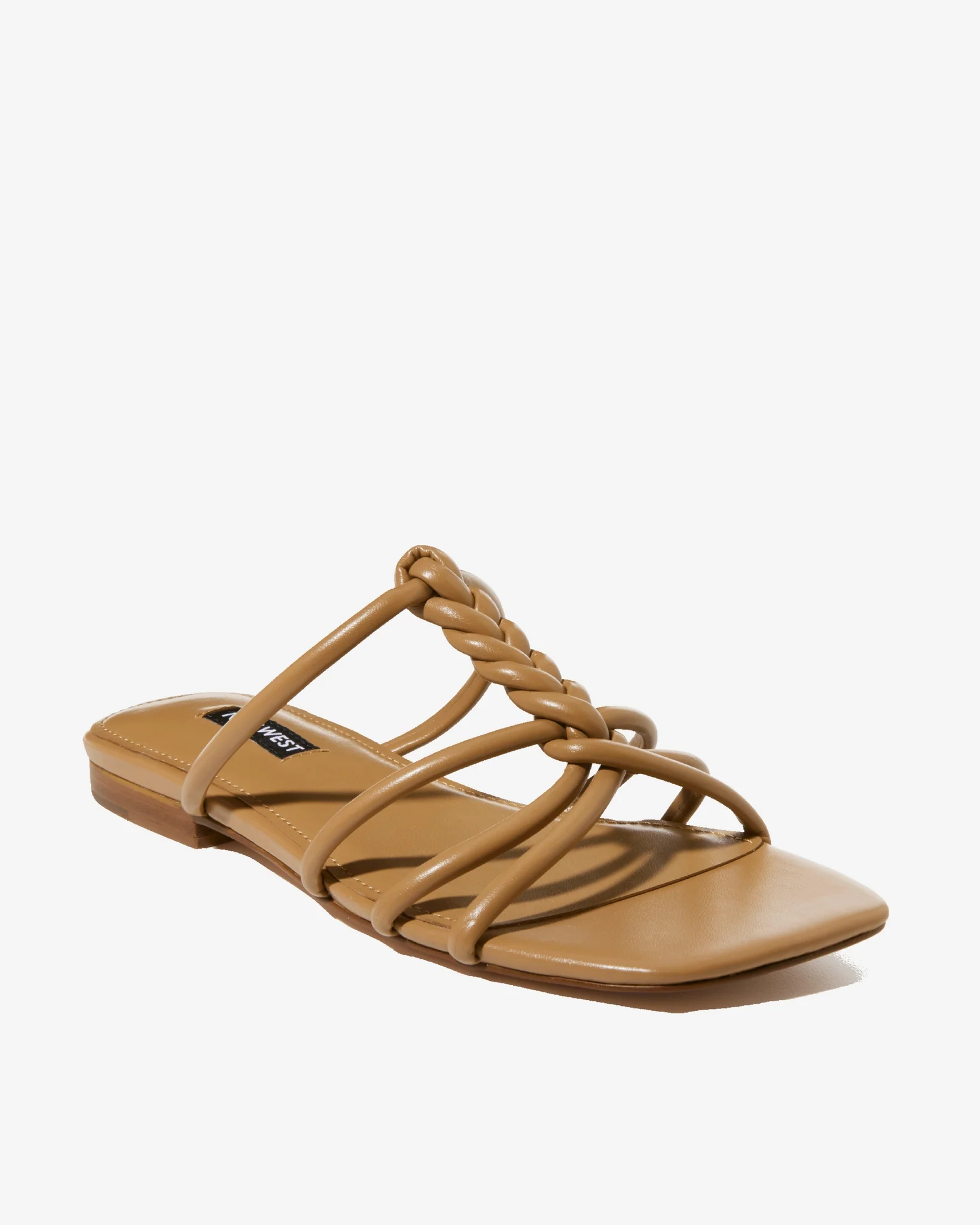 Braided Strappy Sandal Tan - Mycitystee