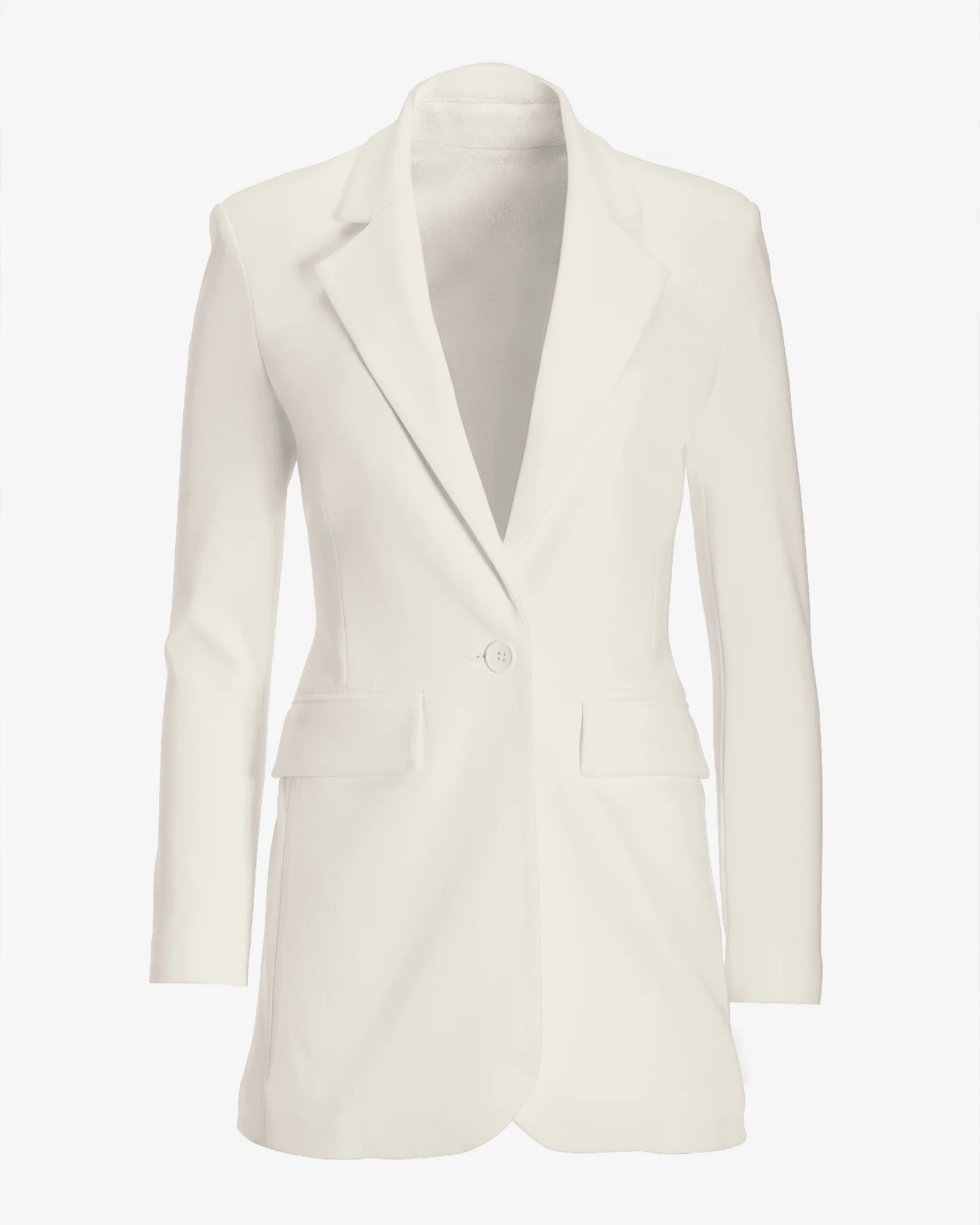Beyond Travel Classic Boyfriend Blazer Ivory Coast - Mycitystee