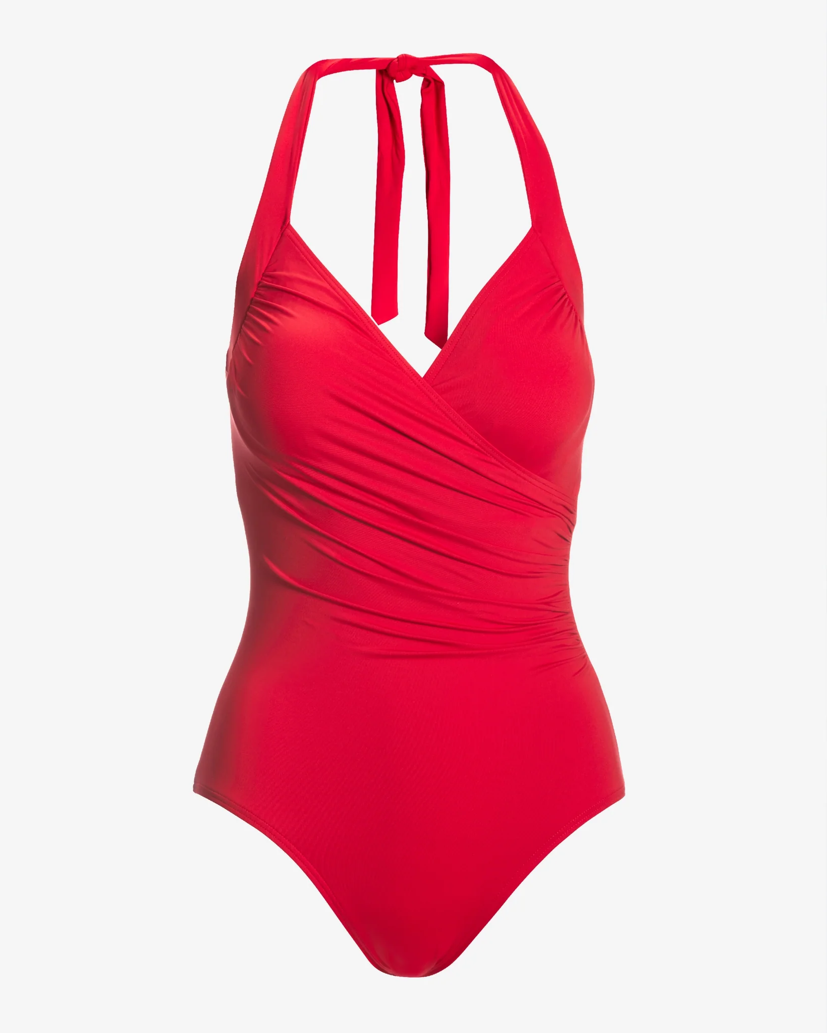 Swim Sense Surplice One Piece Racing Red - Mycitystee