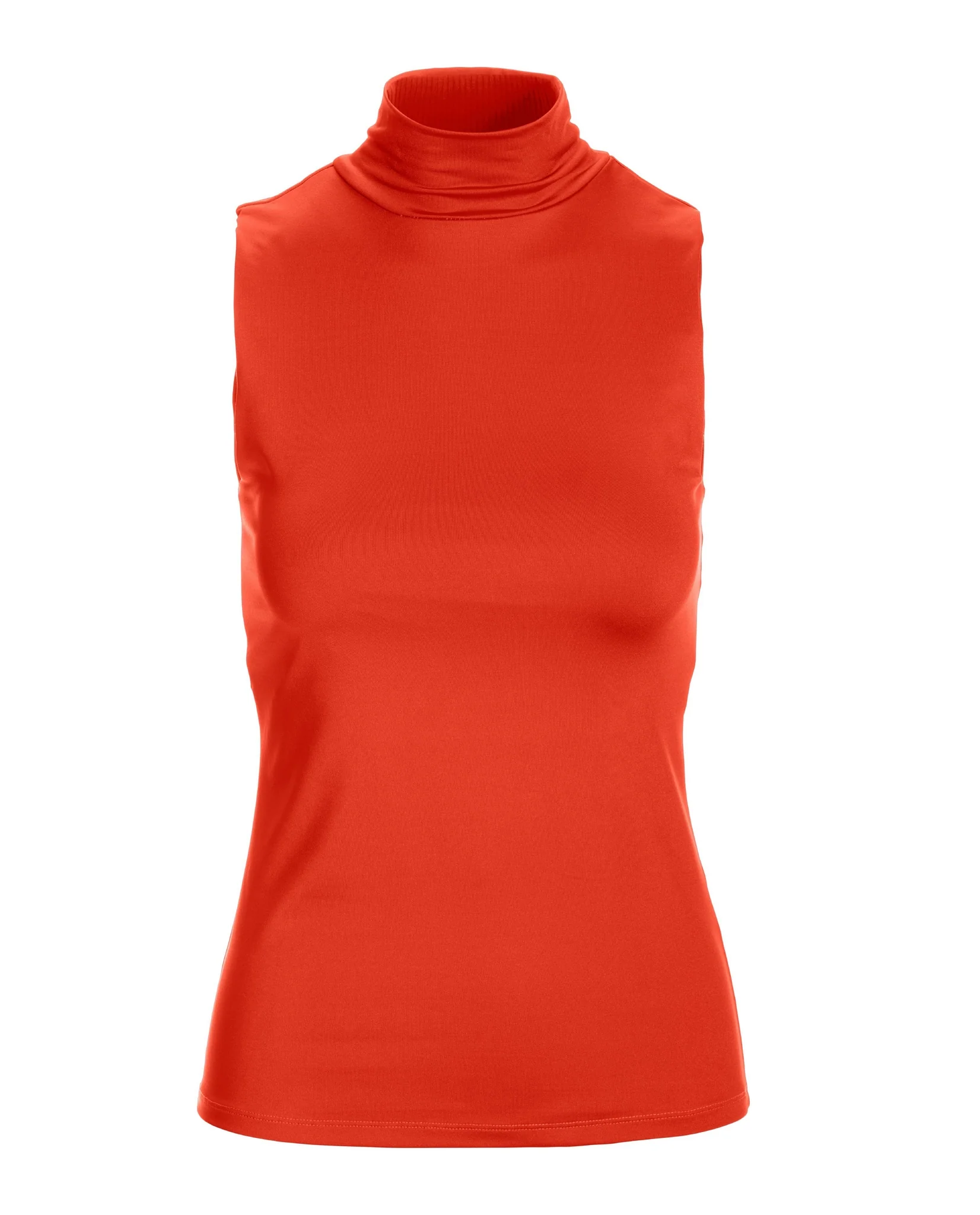 So Modern Sleeveless Mock Neck Top Caliente - Mycitystee