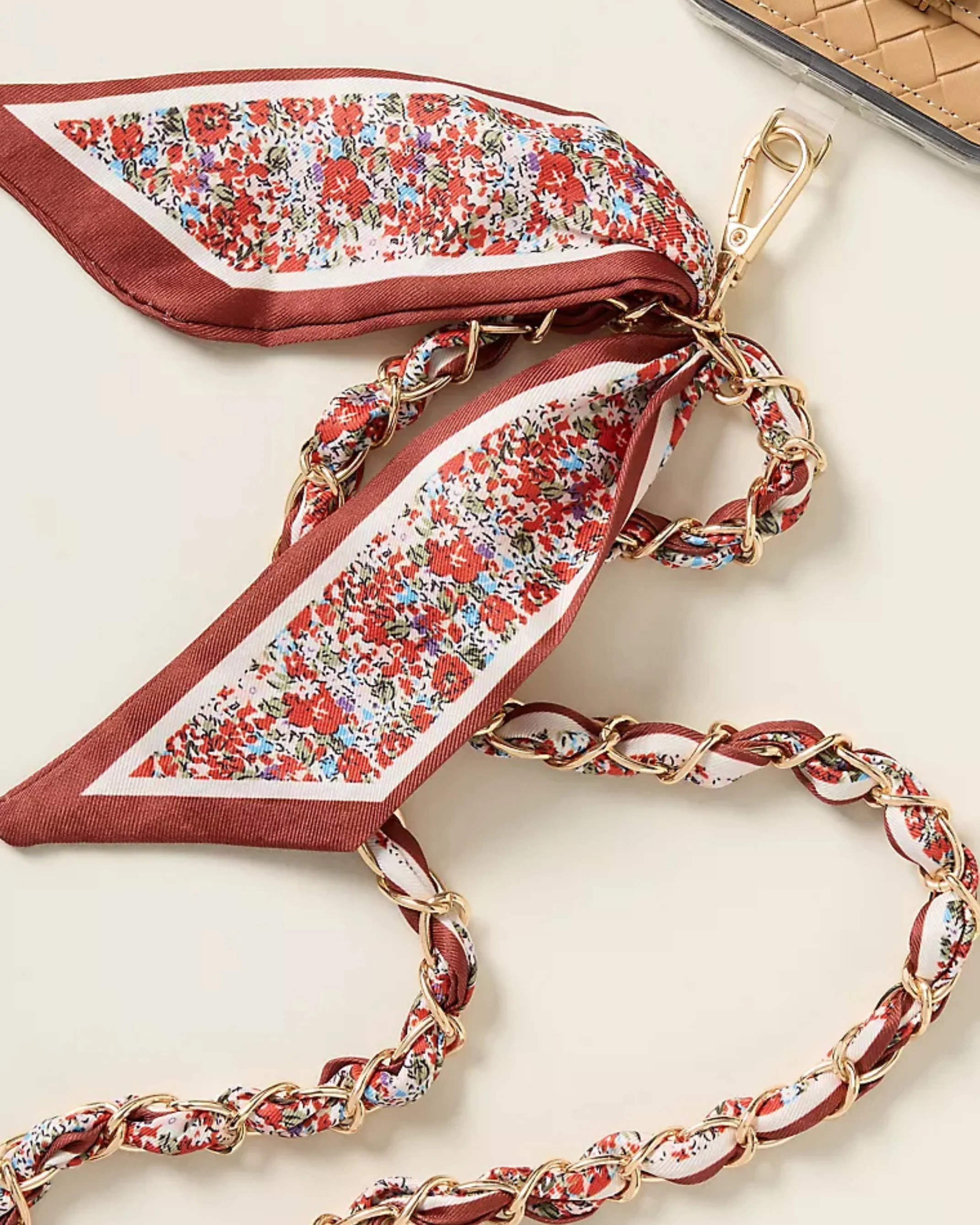 Bordeaux Crossbody Phone Chain - Mycitystee