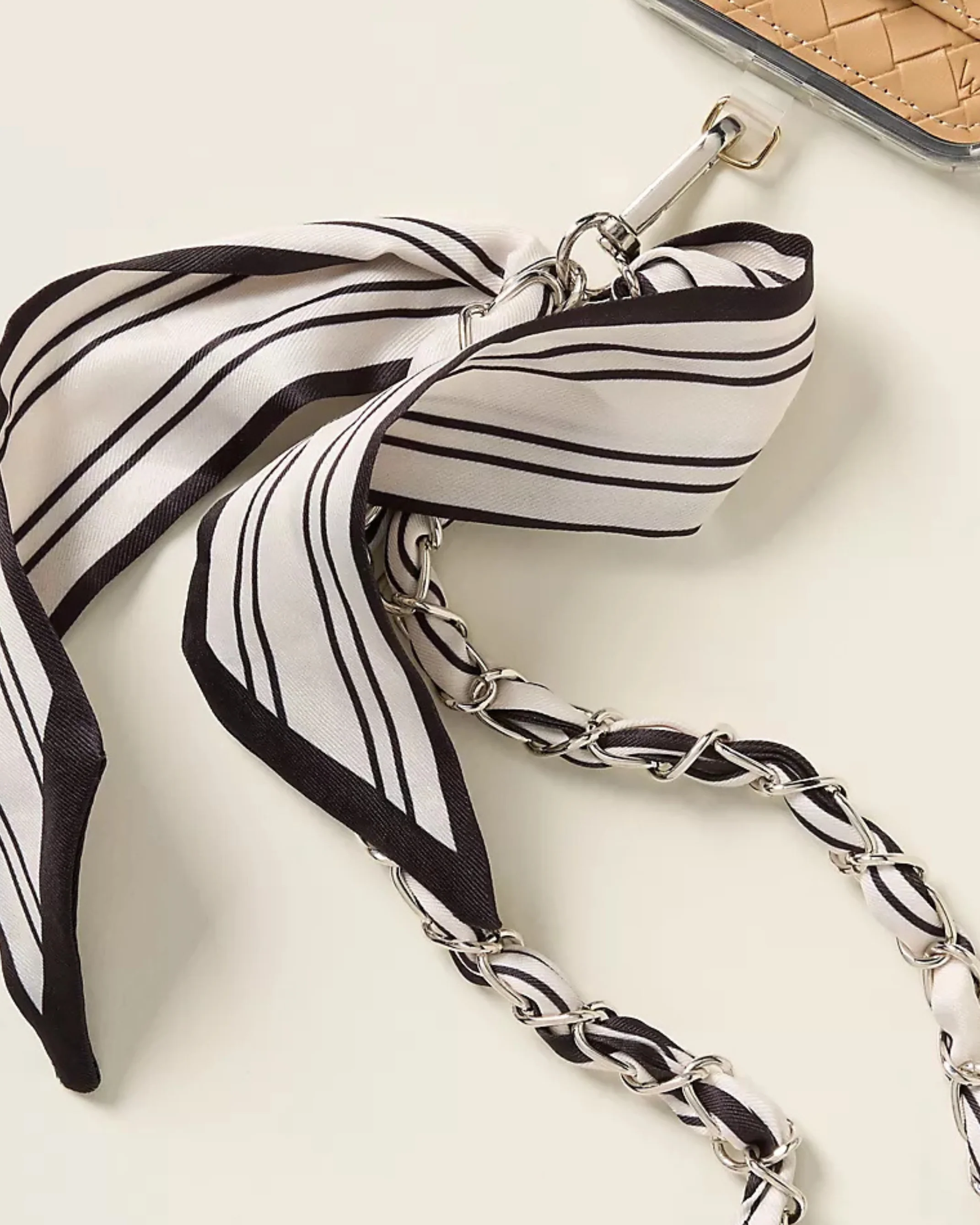 Black Tie Palms Crossbody Phone Chain - Mycitystee