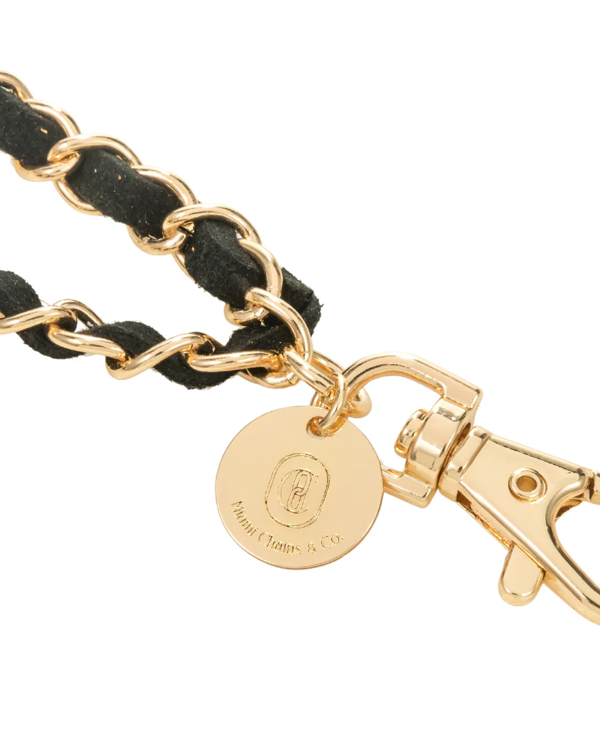 Golden Black Phone Wristlet - Mycitystee