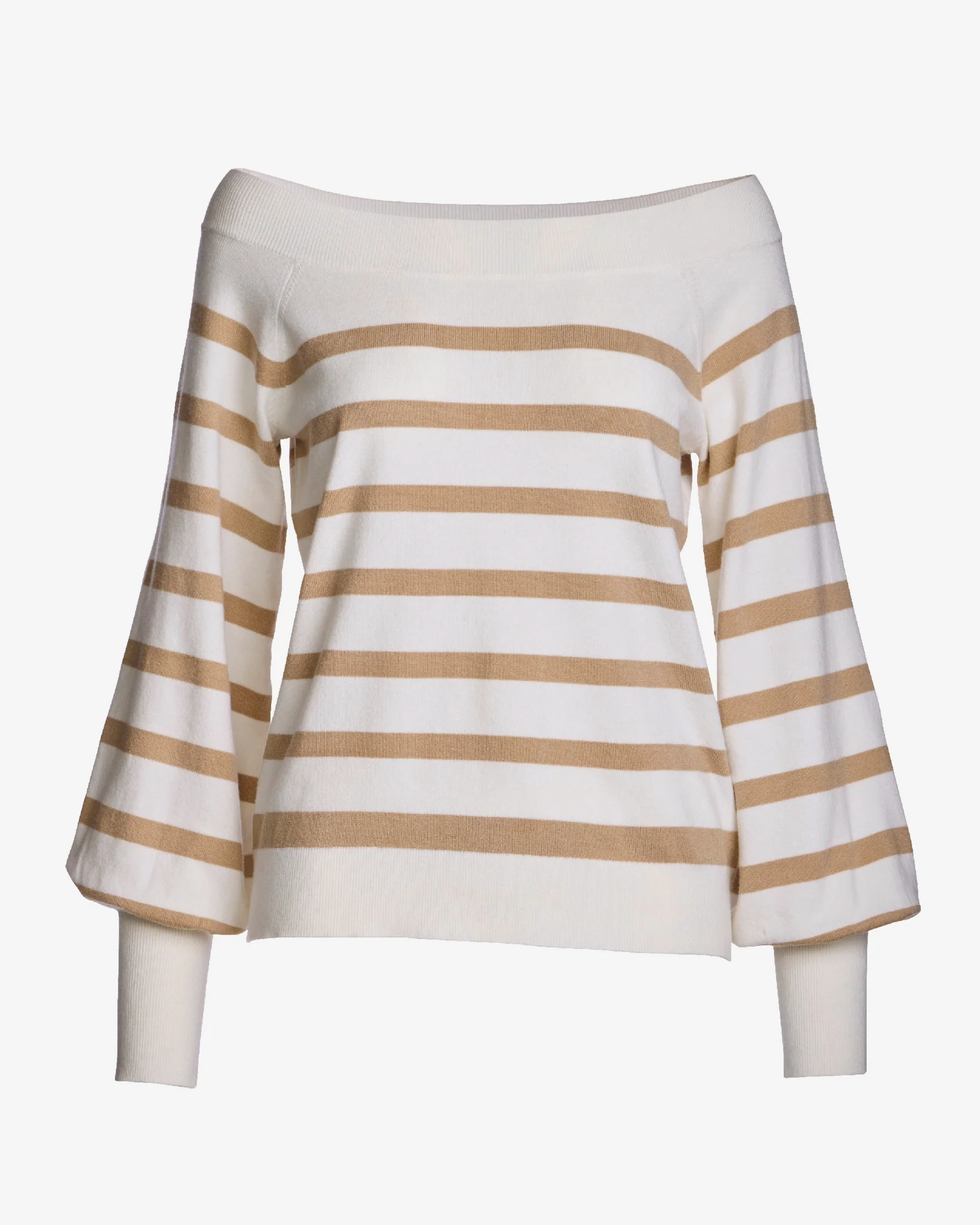 Lightweight Print Slouchy Sweater Tan/Off White - Mycitystee