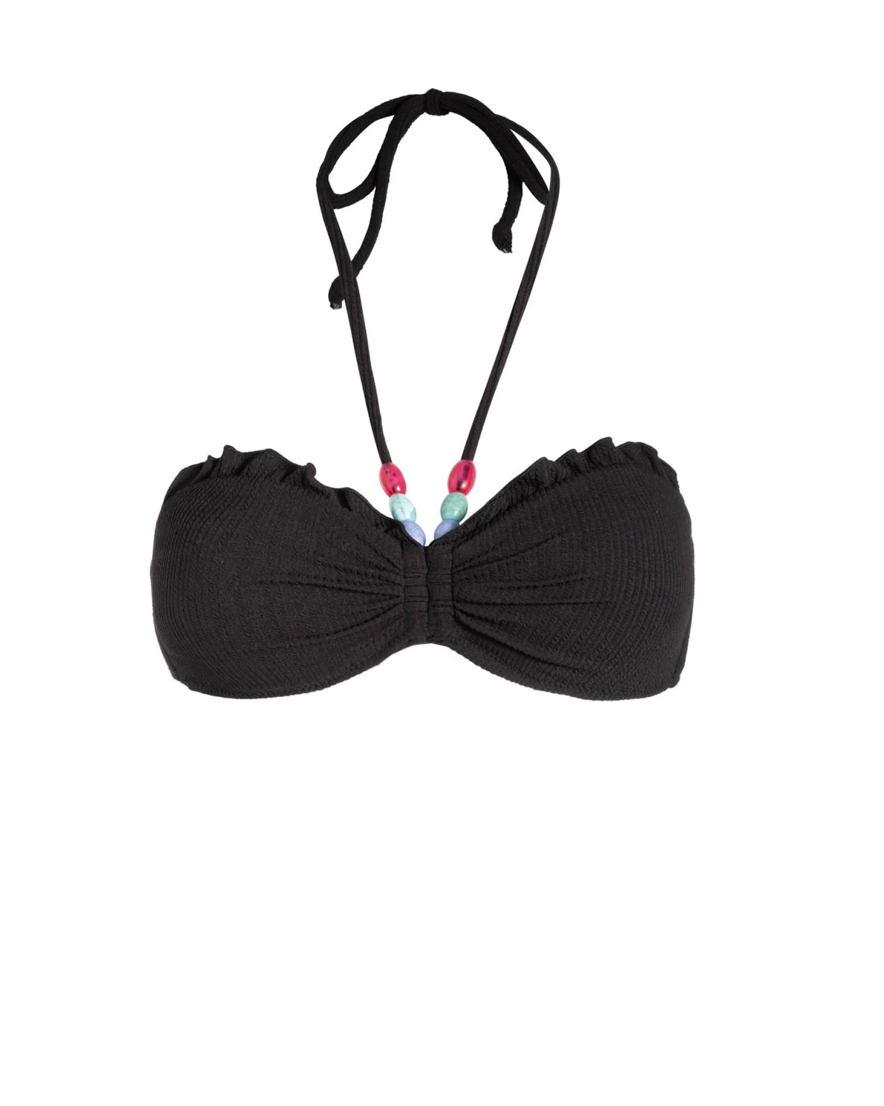 Alexis Top In Black Texture - Mycitystee