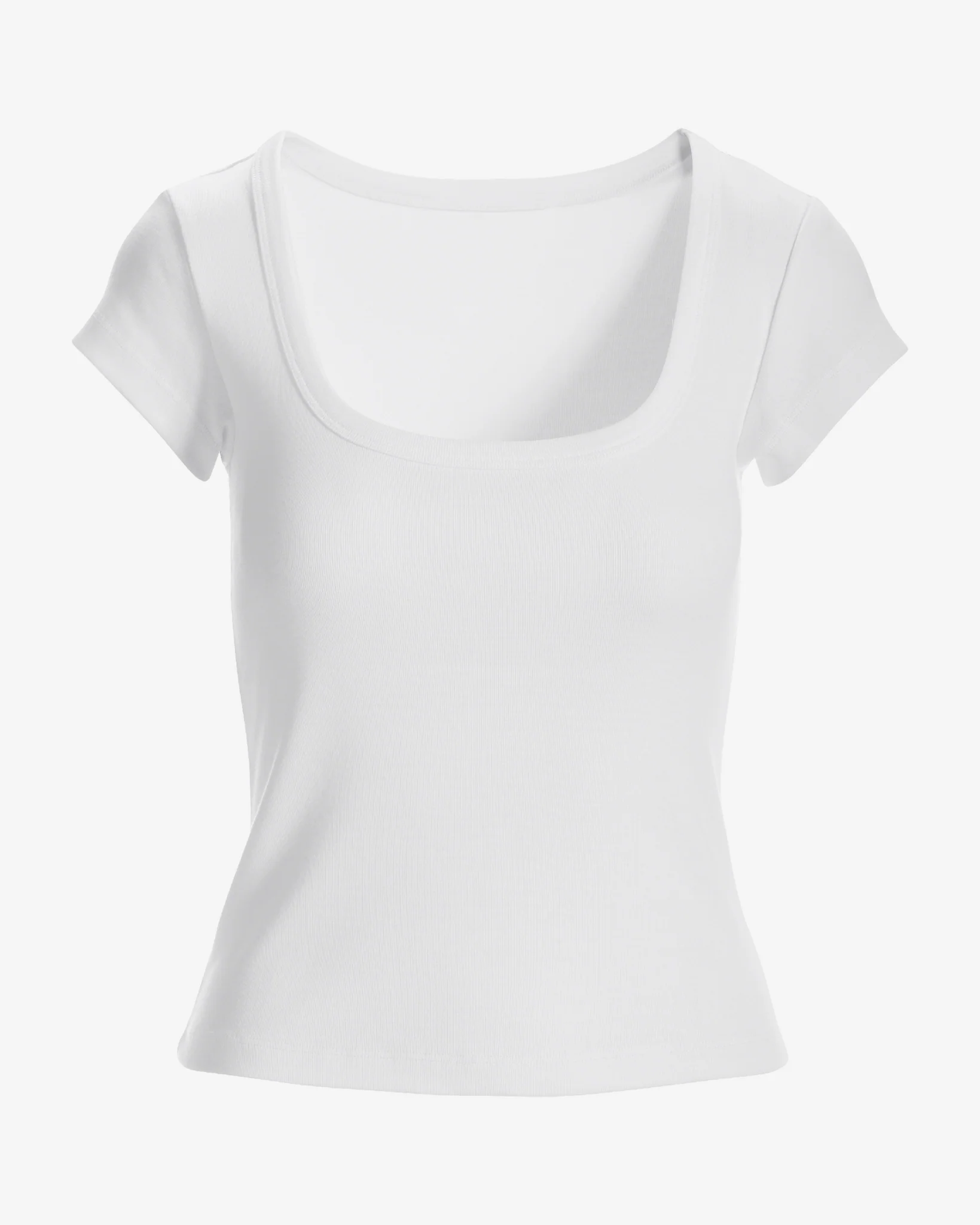 Cotton Cap Sleeve T-Shirt Pure White - Mycitystee