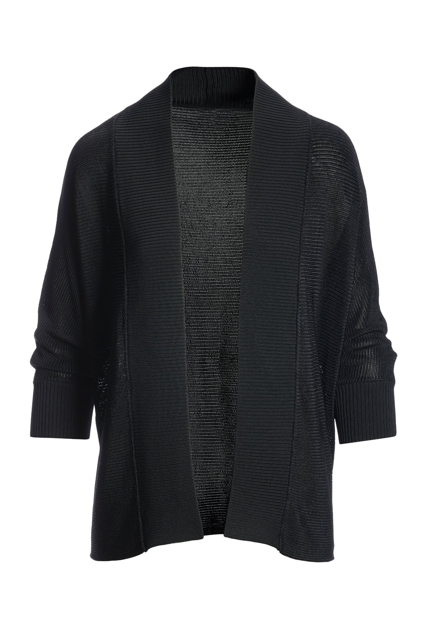 Short Effortless Cardigan Sweater Black - Mycitystee