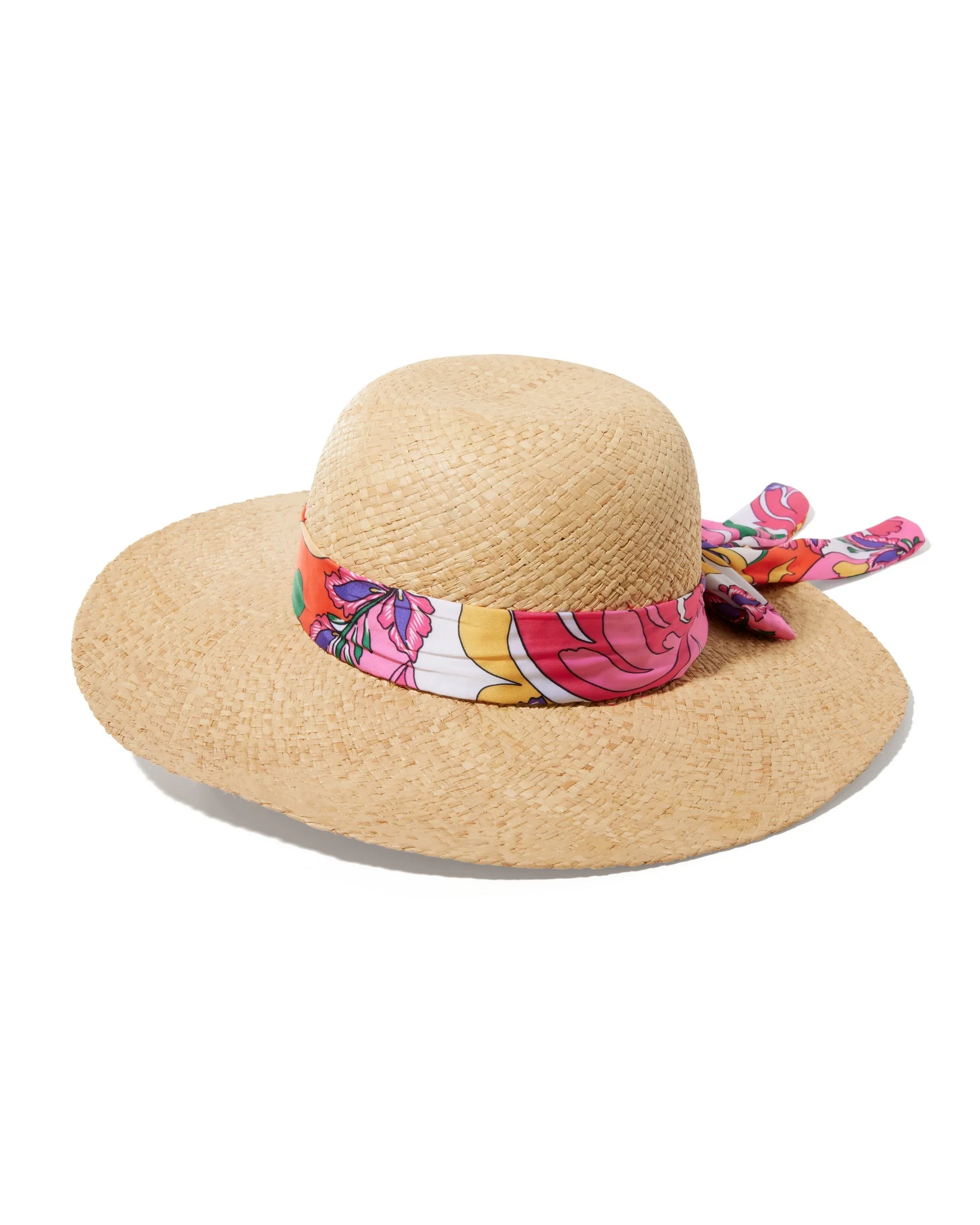 Status Print Straw Hat Natural - Mycitystee