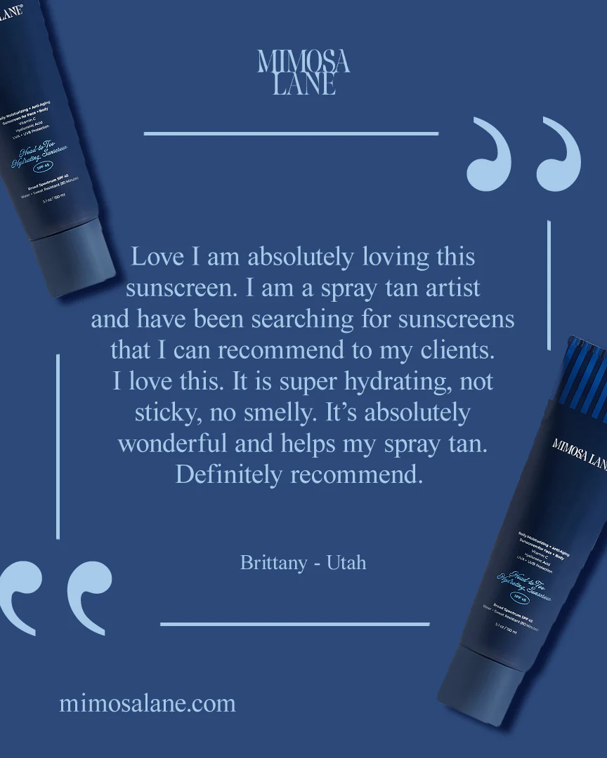 Head-to-Toe Hydrating Sunscreen for Face and Body - Mycitystee