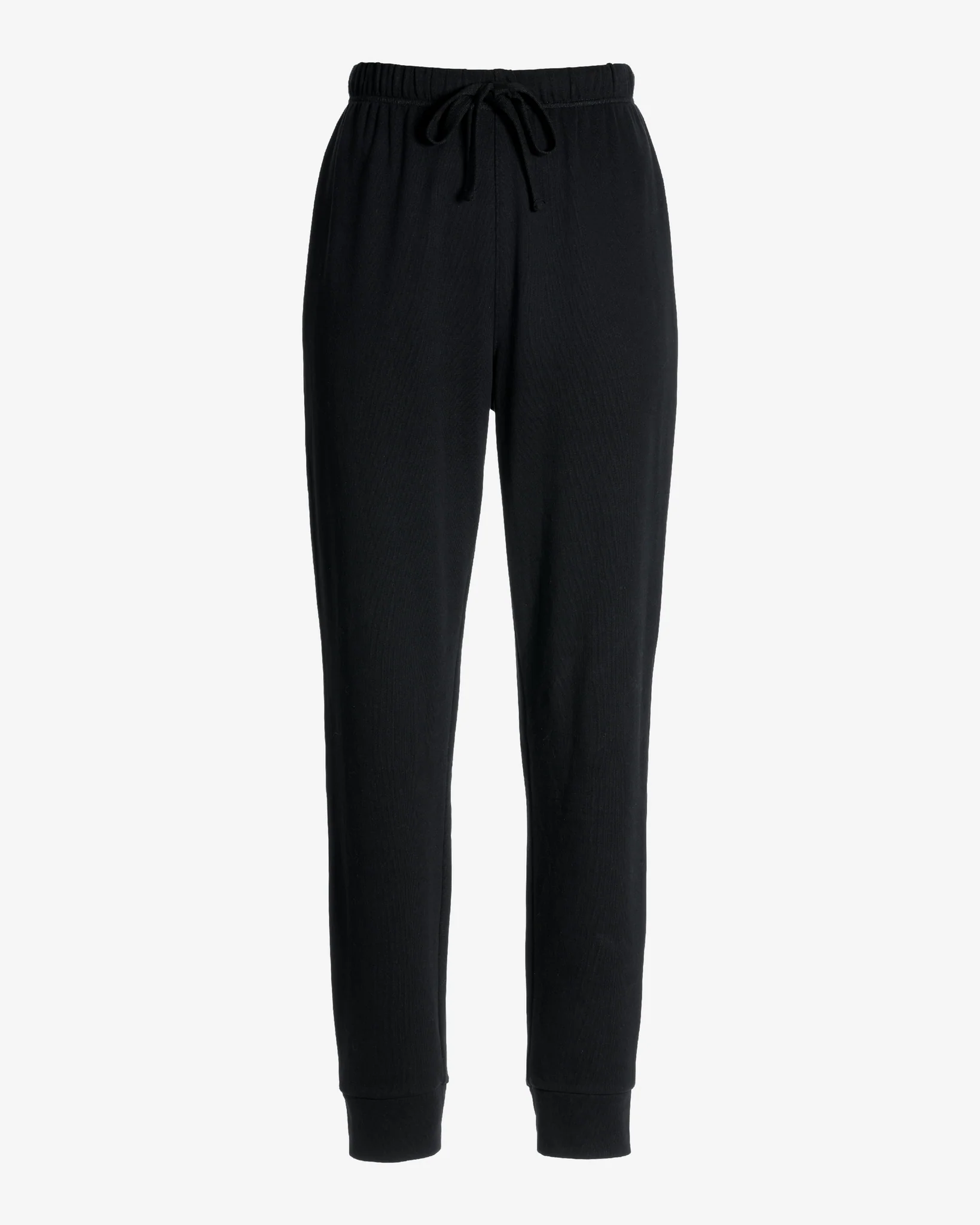 Cotton Comfort Drawstring Pocket Jogger Black - Mycitystee