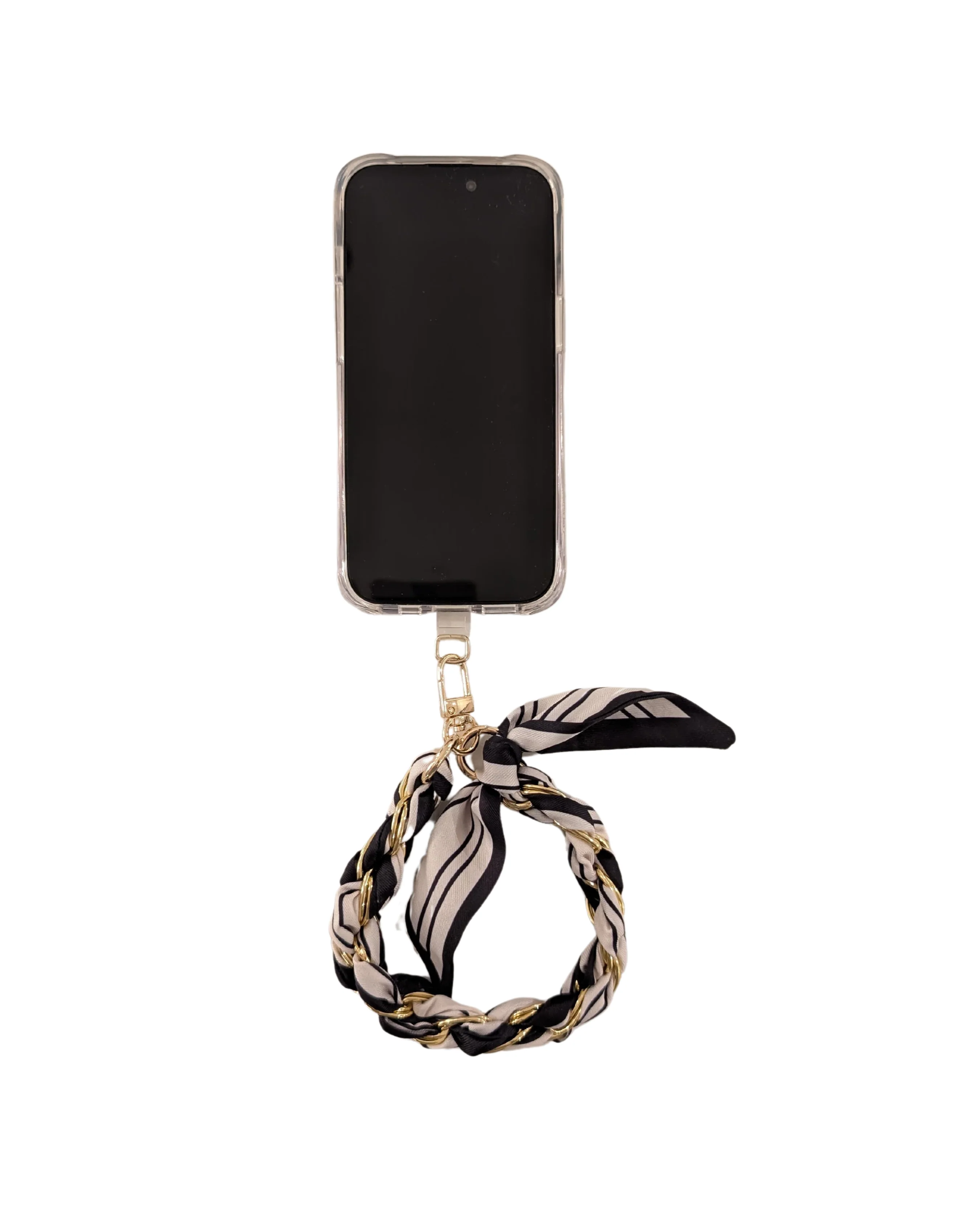 Black Tie Palms Phone Wristlet - Mycitystee